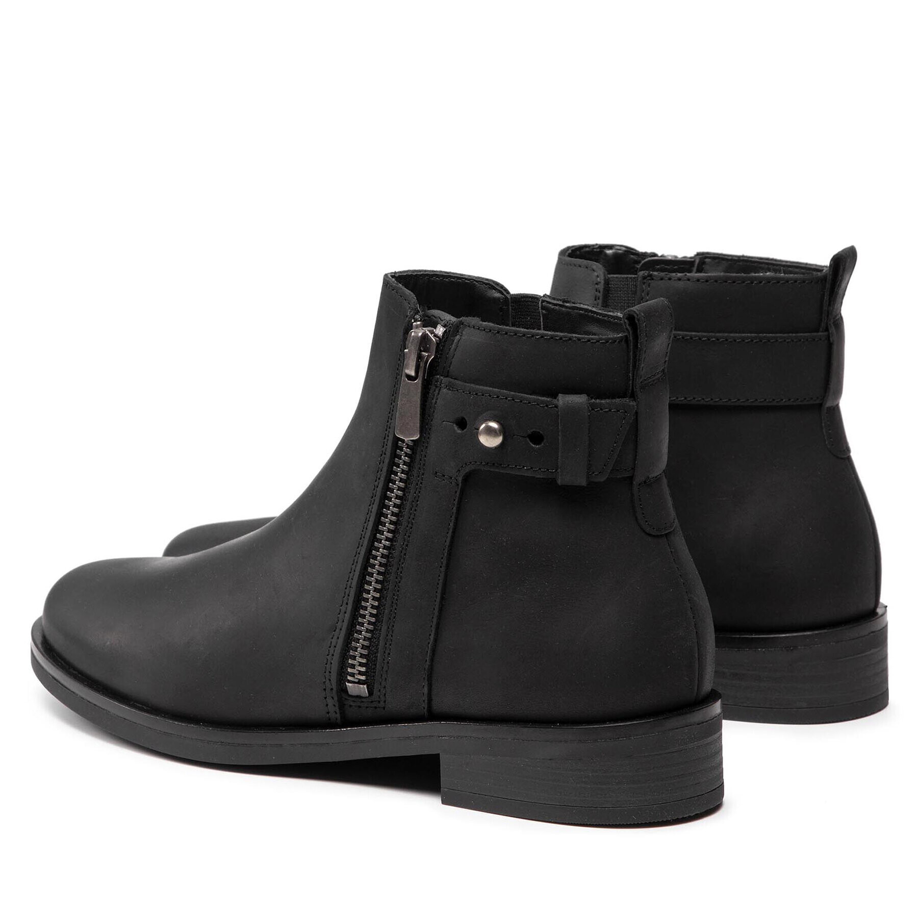 Clarks Боти Memi Lo 261615144 Черен - Pepit.bg