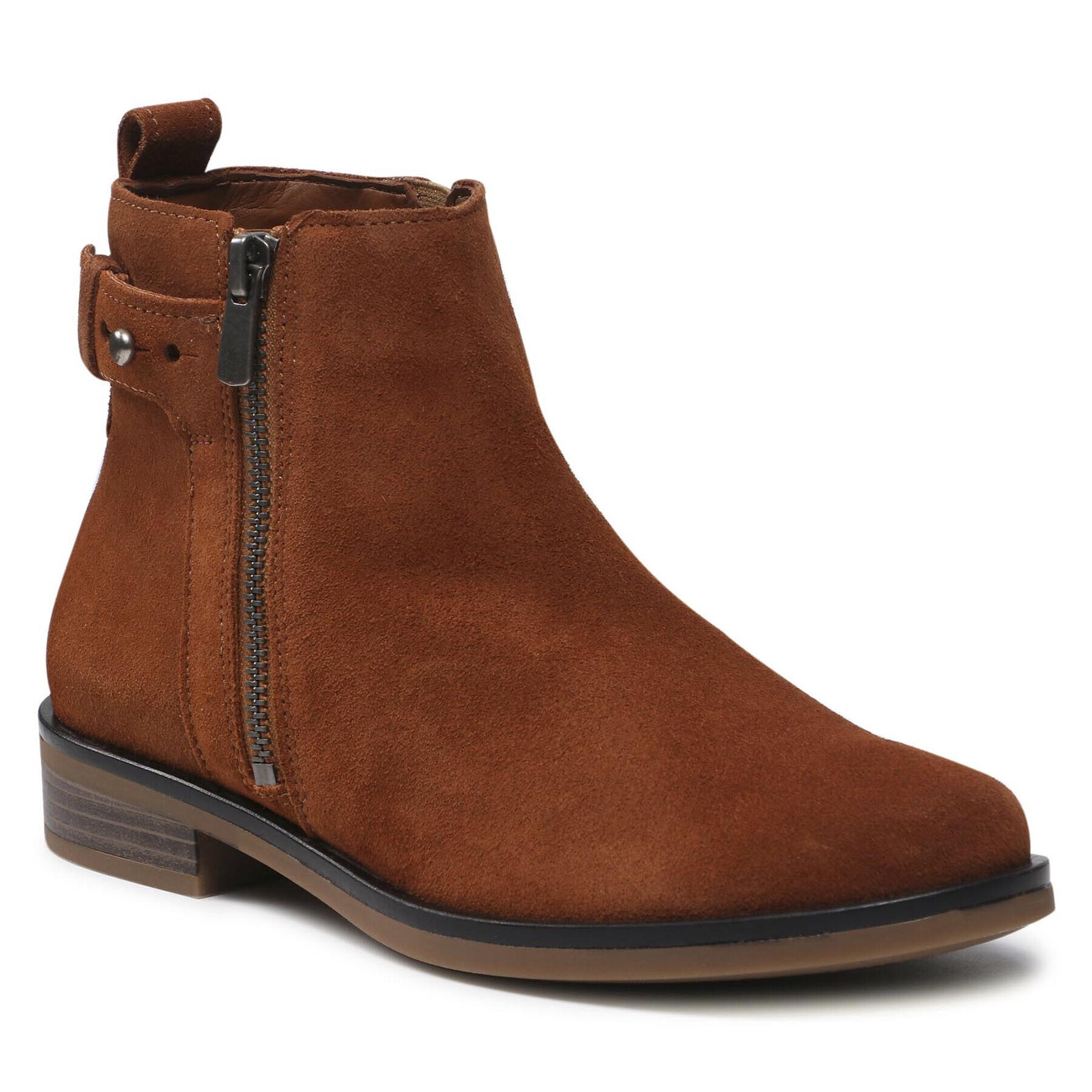 Clarks Боти Memi Lo 261616464 Кафяв - Pepit.bg