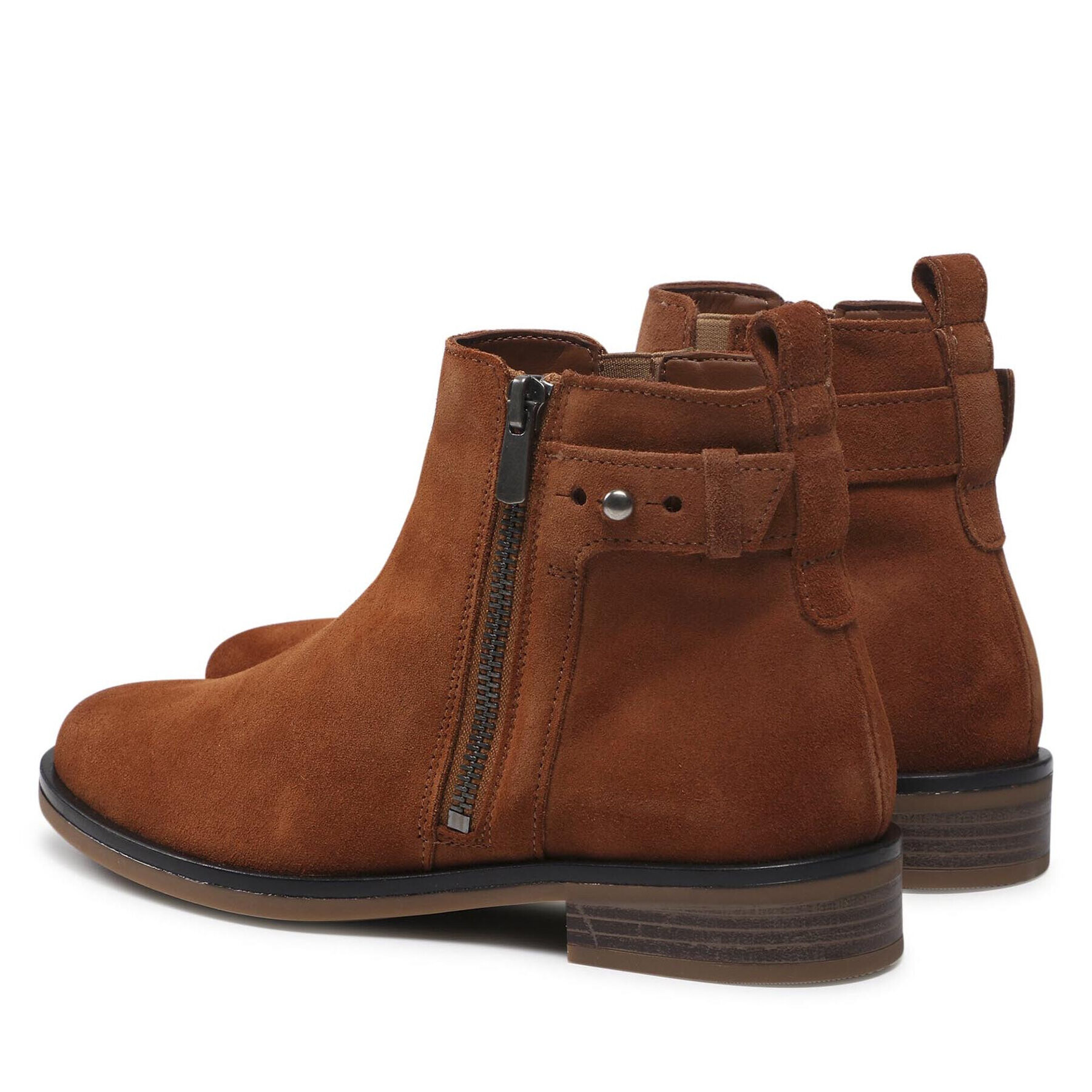 Clarks Боти Memi Lo 261616464 Кафяв - Pepit.bg