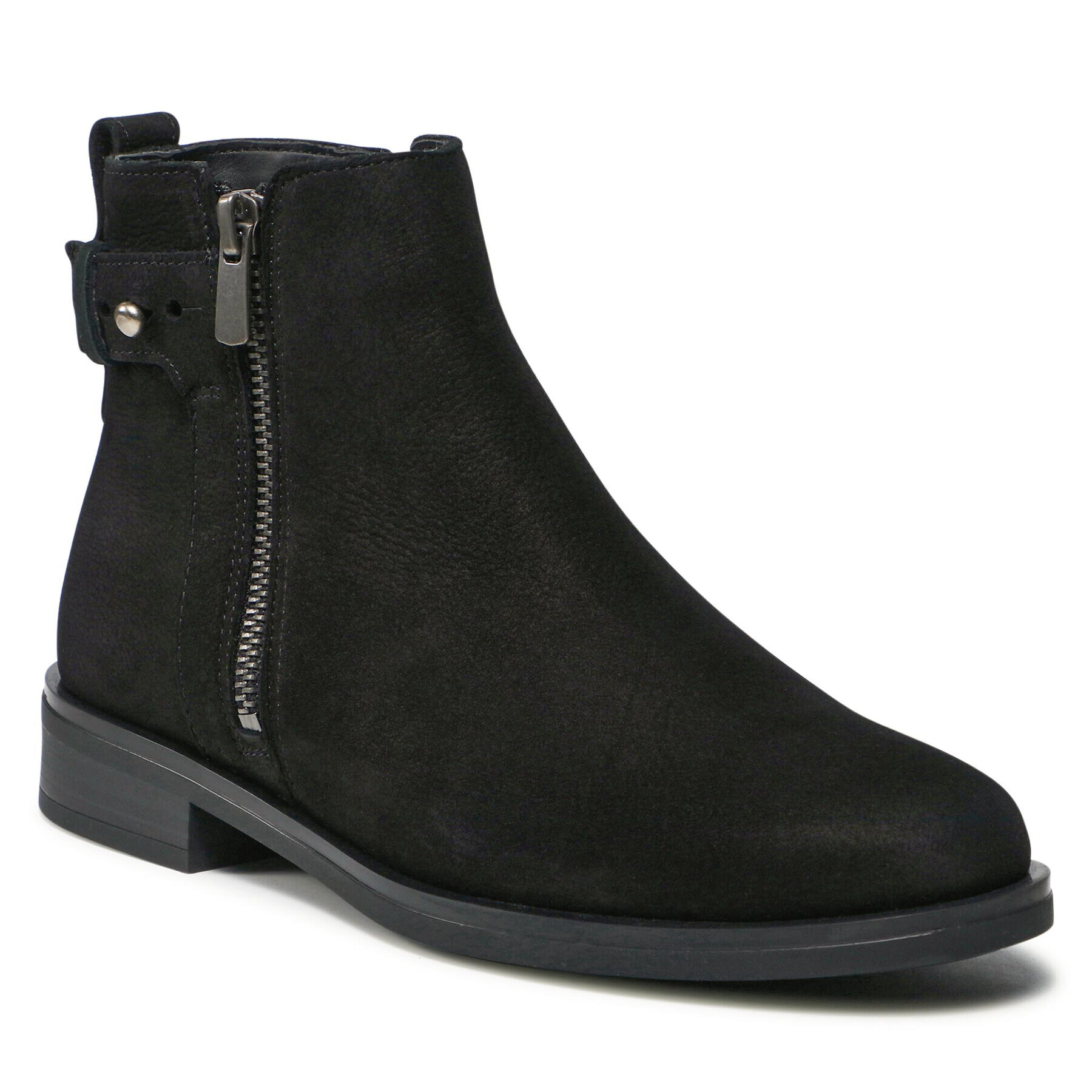 Clarks Боти Memi Lo 261621704 Черен - Pepit.bg