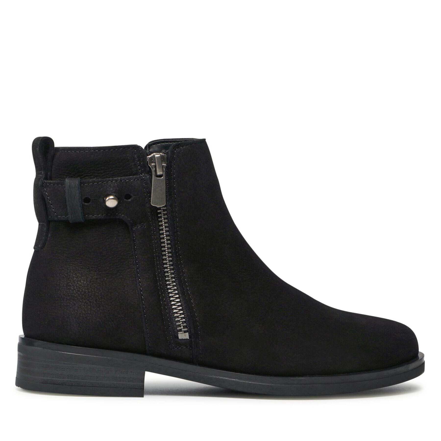 Clarks Боти Memi Lo 261621704 Черен - Pepit.bg