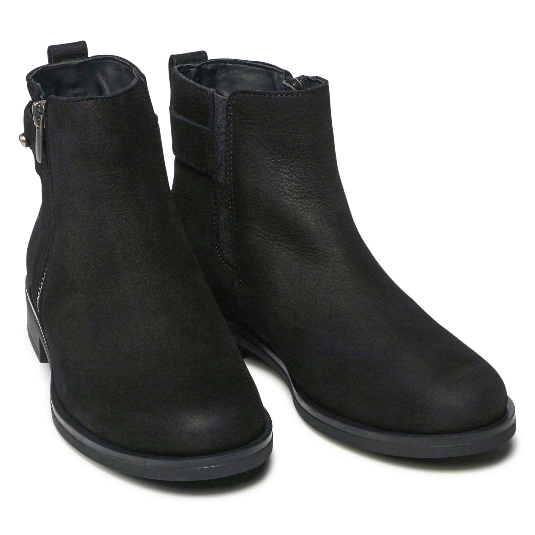 Clarks Боти Memi Lo 261621704 Черен - Pepit.bg