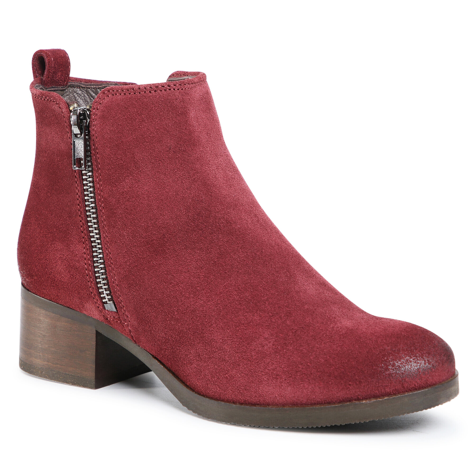 Clarks Боти Mila Sky 261541824 Бордо - Pepit.bg