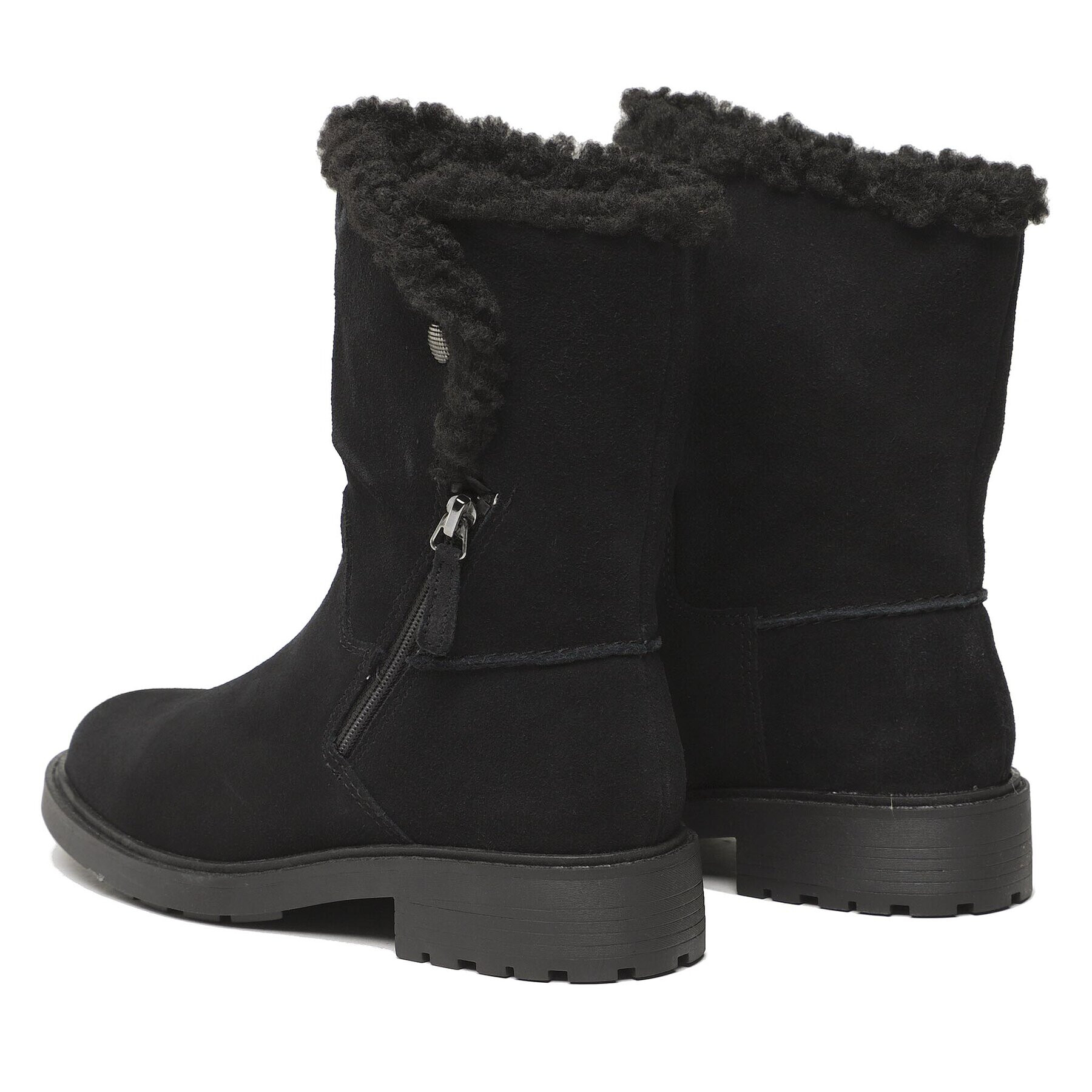 Clarks Боти Opal Zip 261679114 Черен - Pepit.bg
