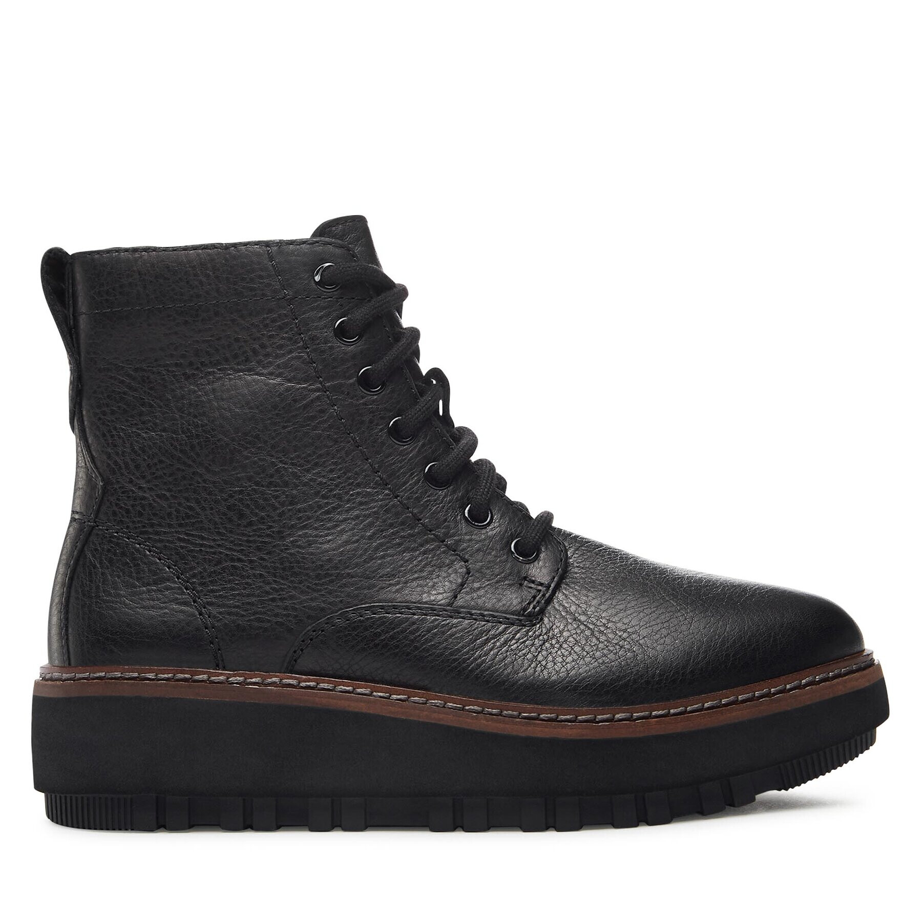 Clarks Боти Orianna W Lace 261747984 Черен - Pepit.bg
