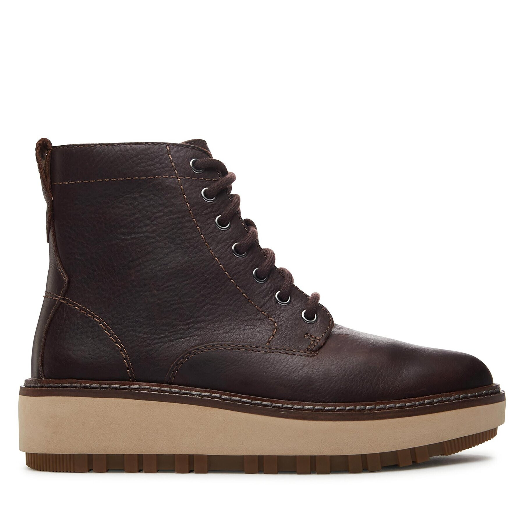 Clarks Боти Orianna W Lace 261747994 Кафяв - Pepit.bg