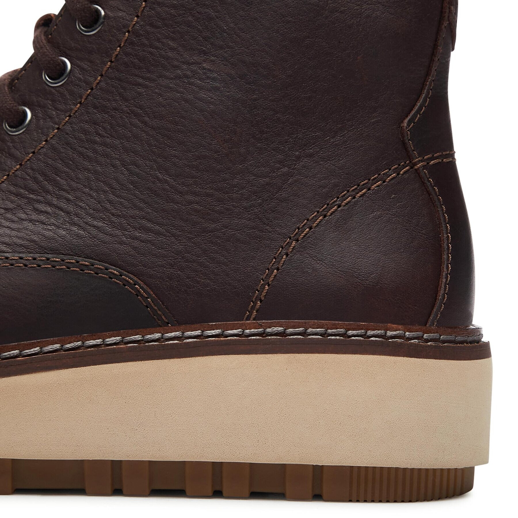 Clarks Боти Orianna W Lace 261747994 Кафяв - Pepit.bg
