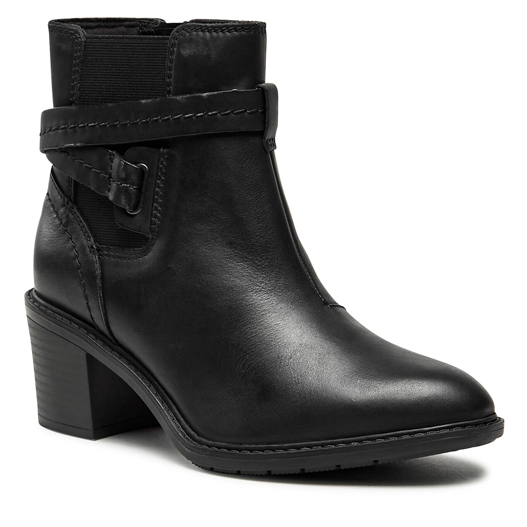 Clarks Боти Scene Star 261674624 Черен - Pepit.bg