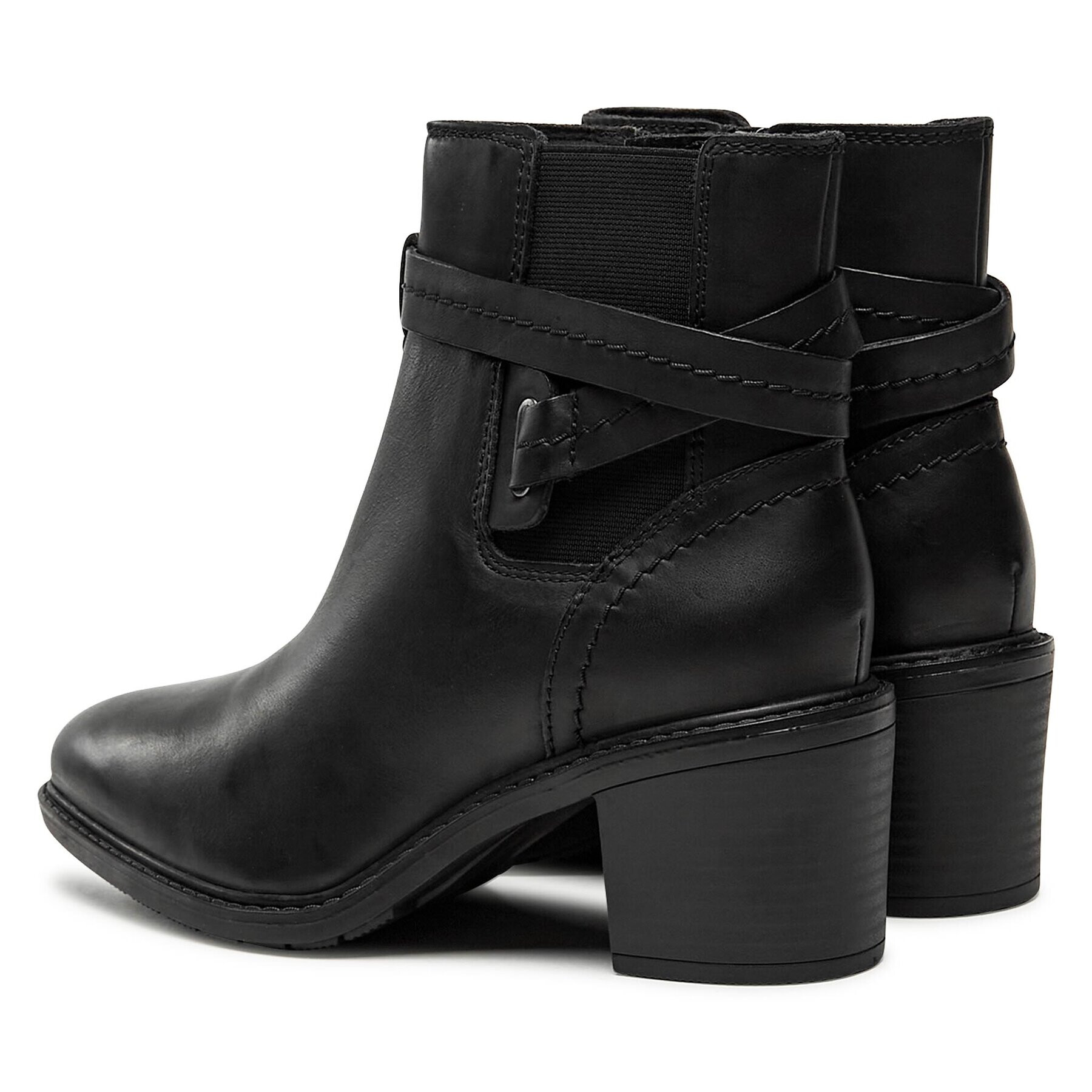 Clarks Боти Scene Star 261674624 Черен - Pepit.bg