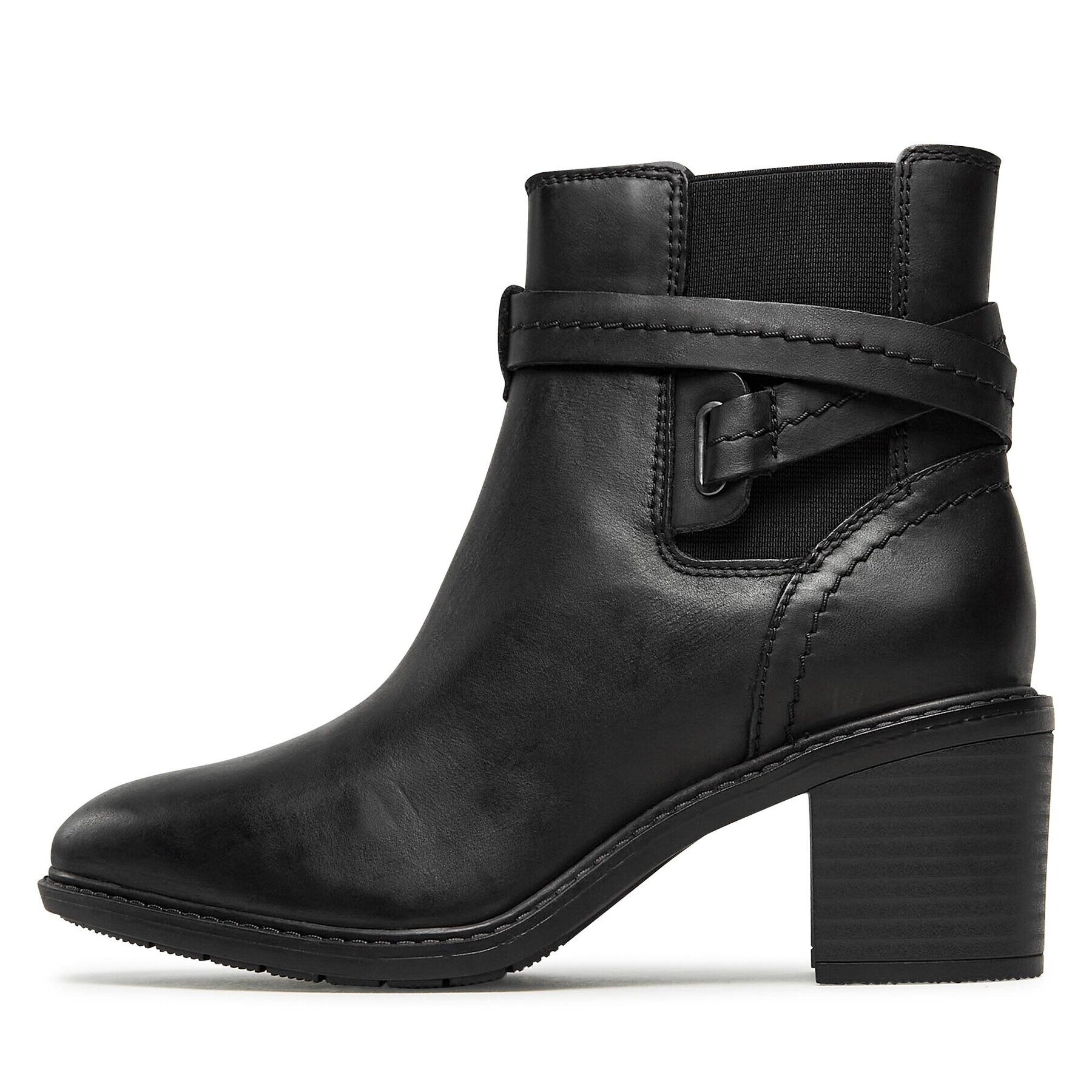Clarks Боти Scene Star 261674624 Черен - Pepit.bg
