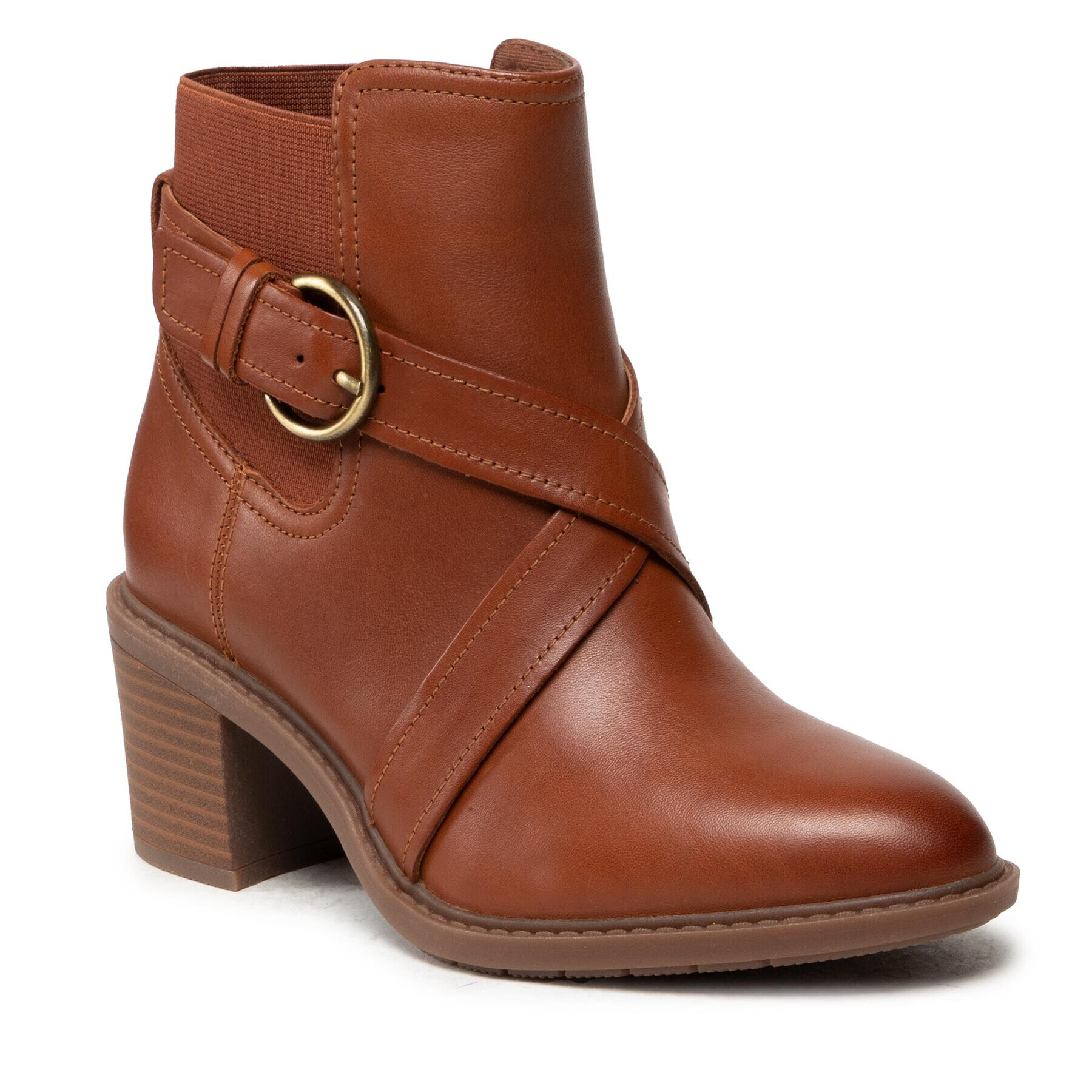 Clarks Боти Scene Strap 261621544 Кафяв - Pepit.bg