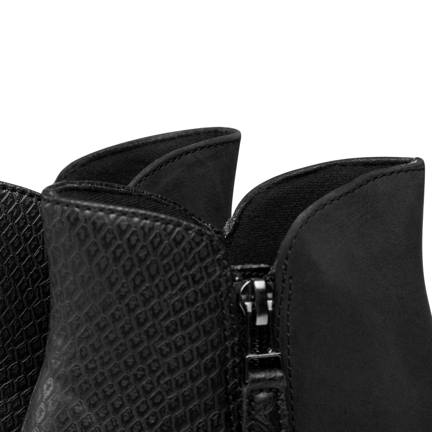 Clarks Боти Scene Zip 261620104 Черен - Pepit.bg