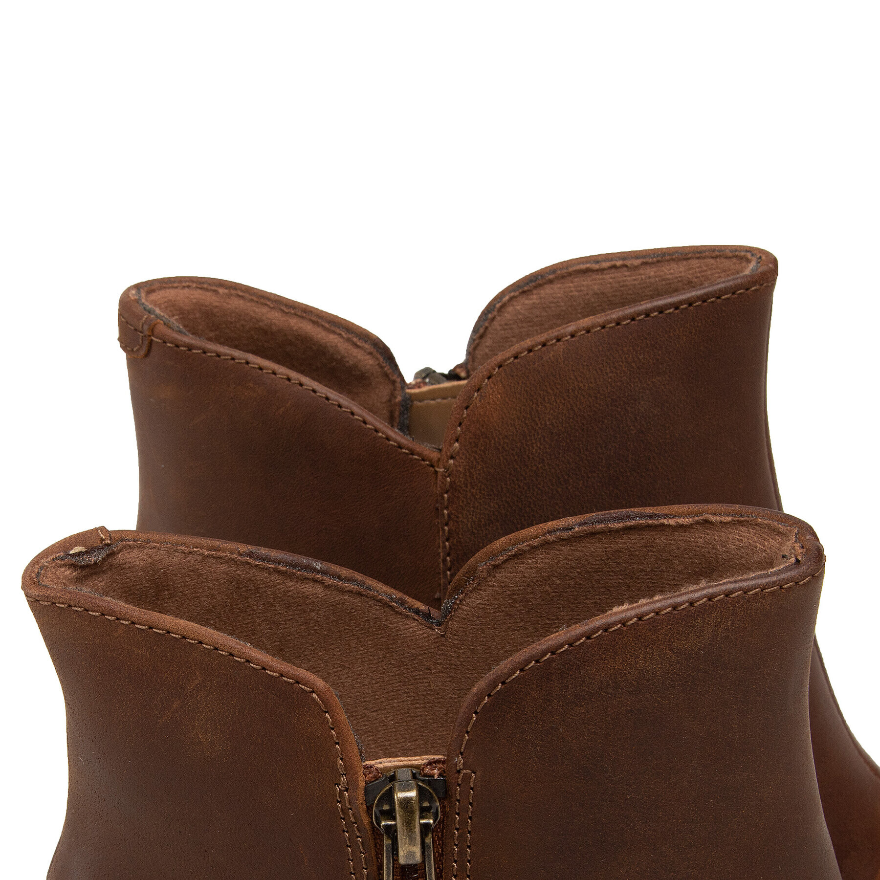 Clarks Боти Scene Zip 261637684 Кафяв - Pepit.bg