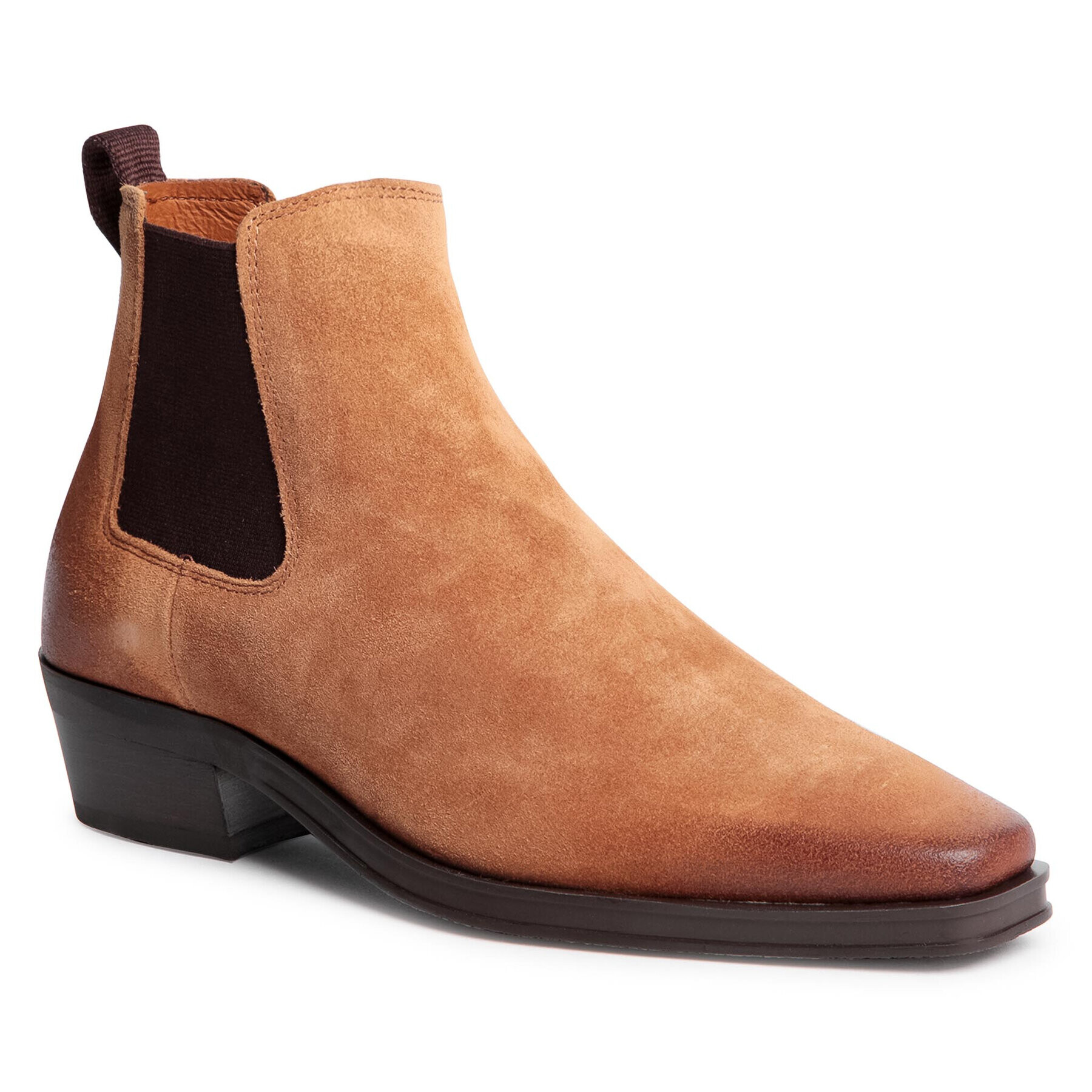 Clarks Боти тип челси Alcina Top 261557094 Кафяв - Pepit.bg