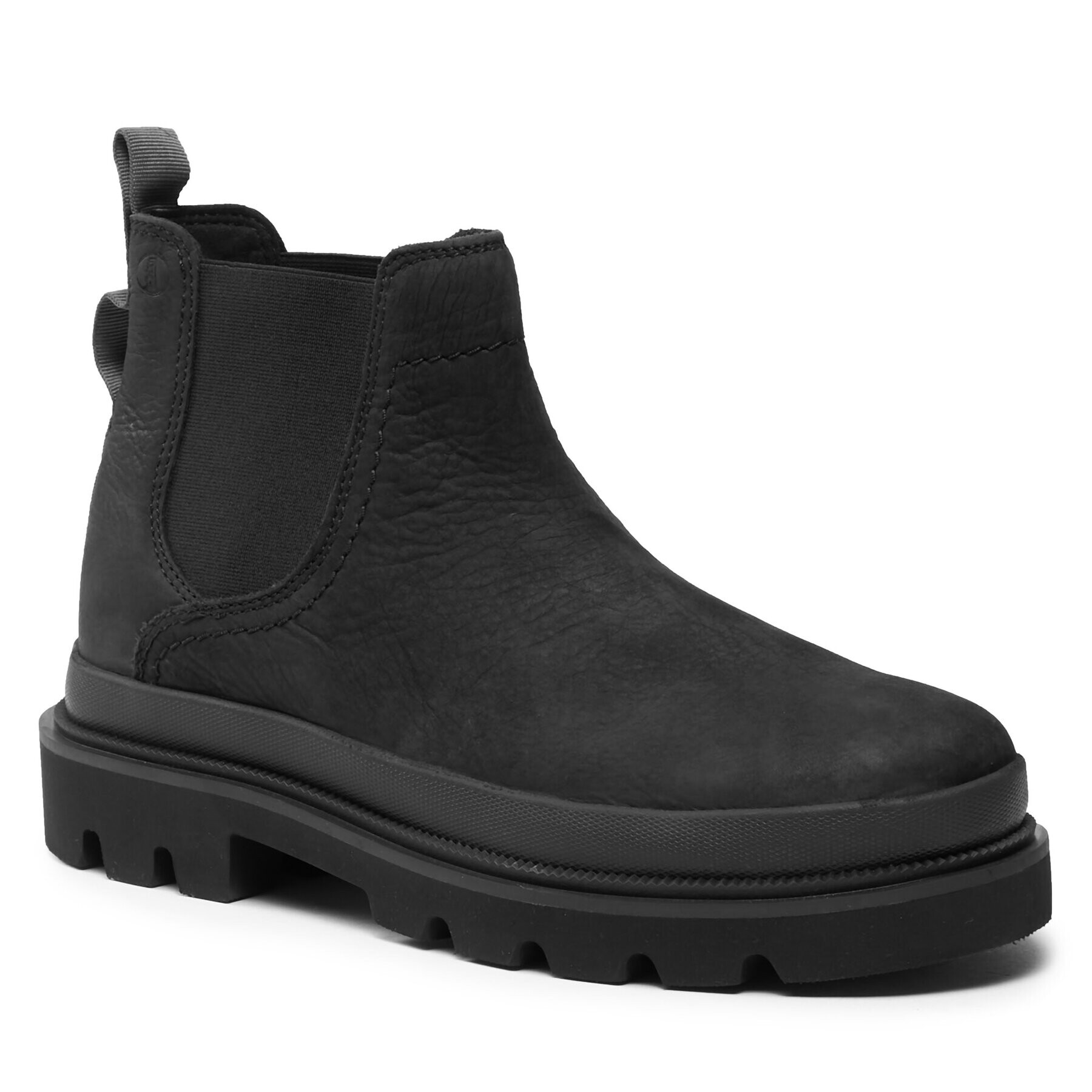 Clarks Боти тип челси Badell Top 261734187 Черен - Pepit.bg