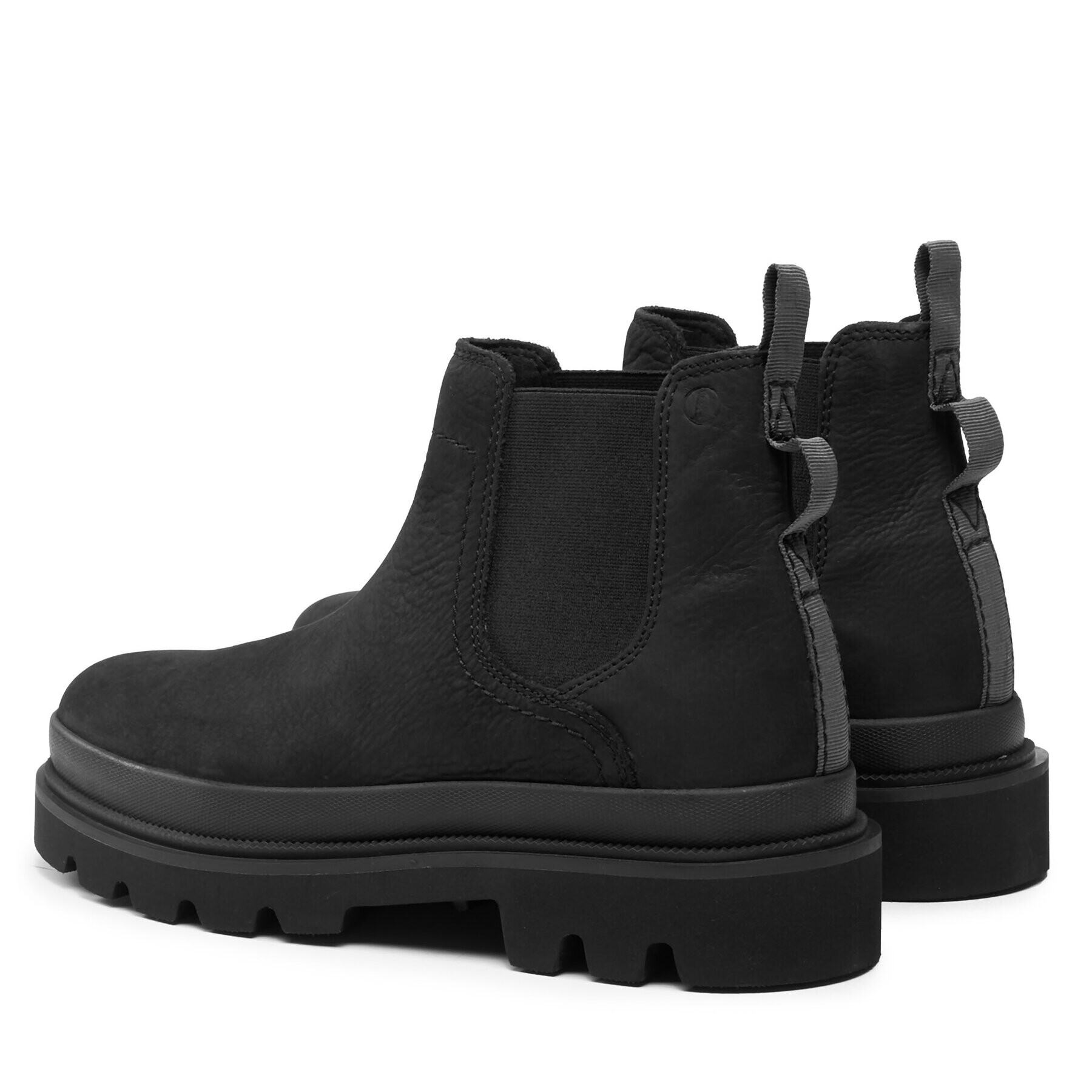 Clarks Боти тип челси Badell Top 261734187 Черен - Pepit.bg