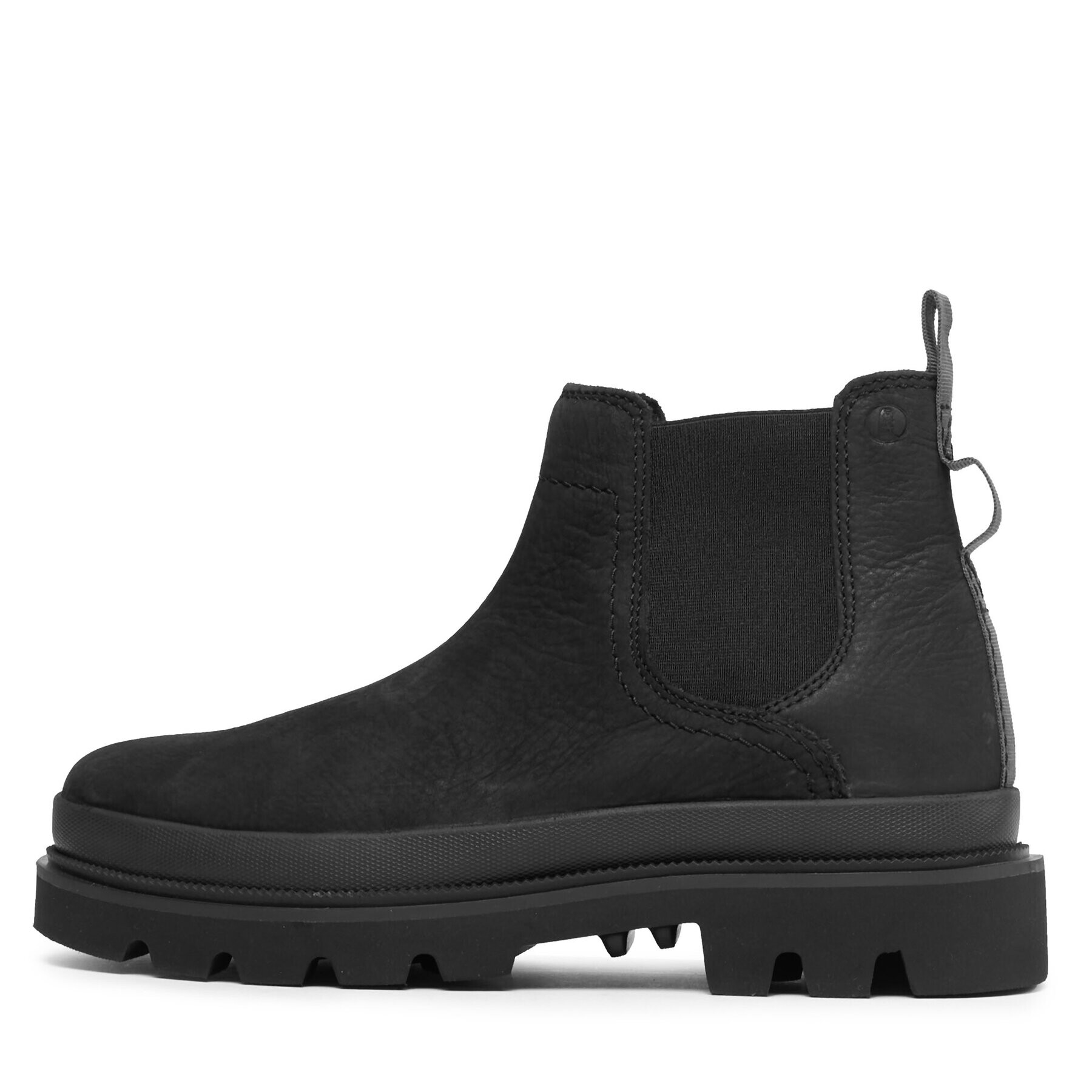Clarks Боти тип челси Badell Top 261734187 Черен - Pepit.bg