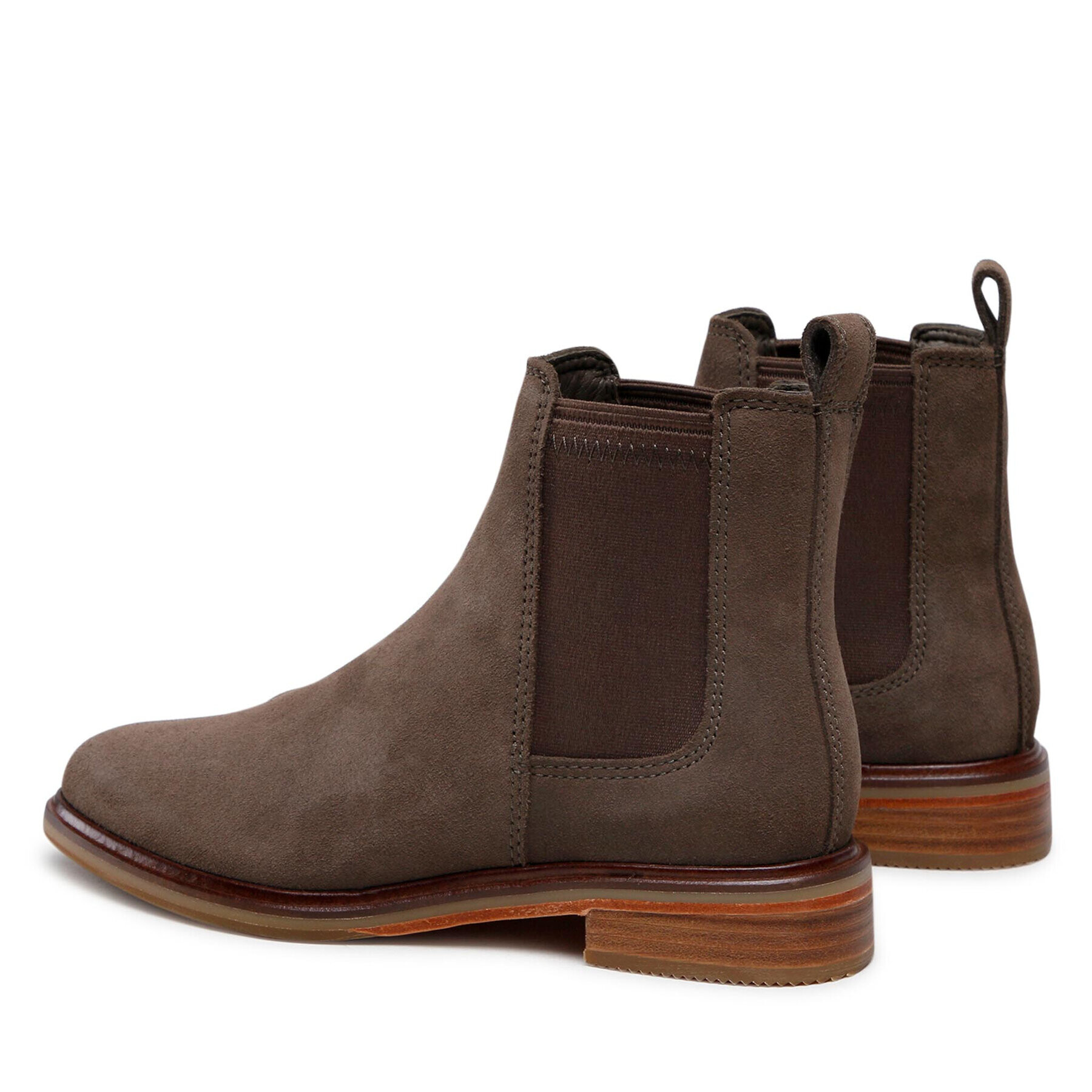 Clarks Боти тип челси Clarkdale Arlo 261513264 Зелен - Pepit.bg