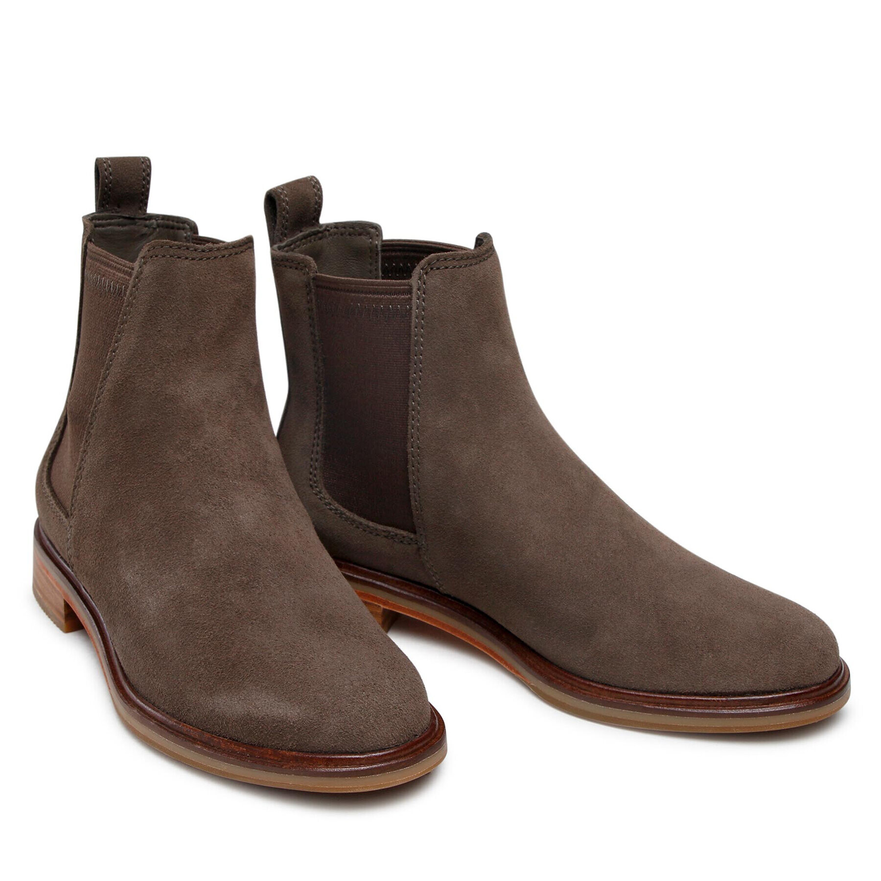 Clarks Боти тип челси Clarkdale Arlo 261513264 Зелен - Pepit.bg