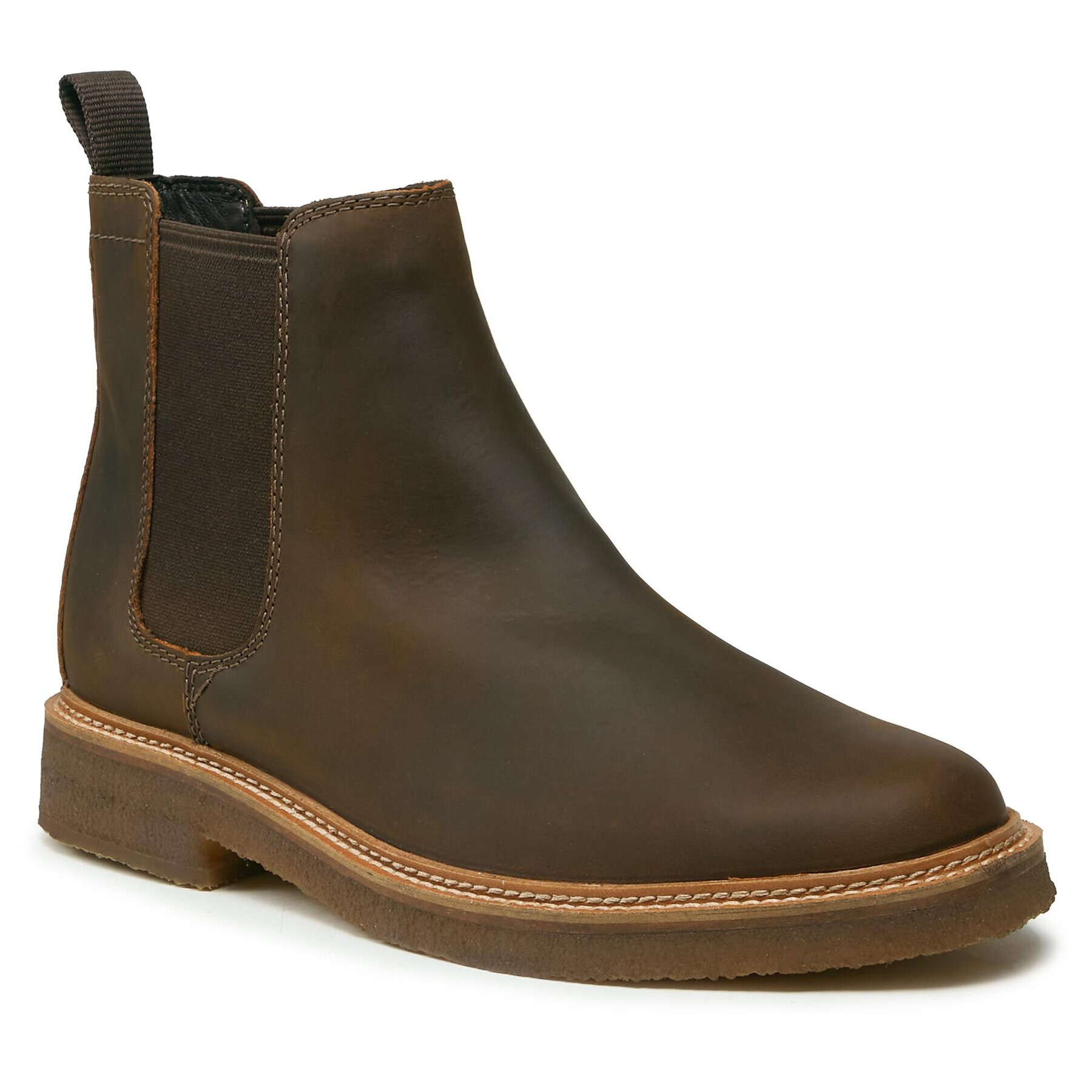 Clarks Боти тип челси Clarkdale Easy 261735327 Кафяв - Pepit.bg