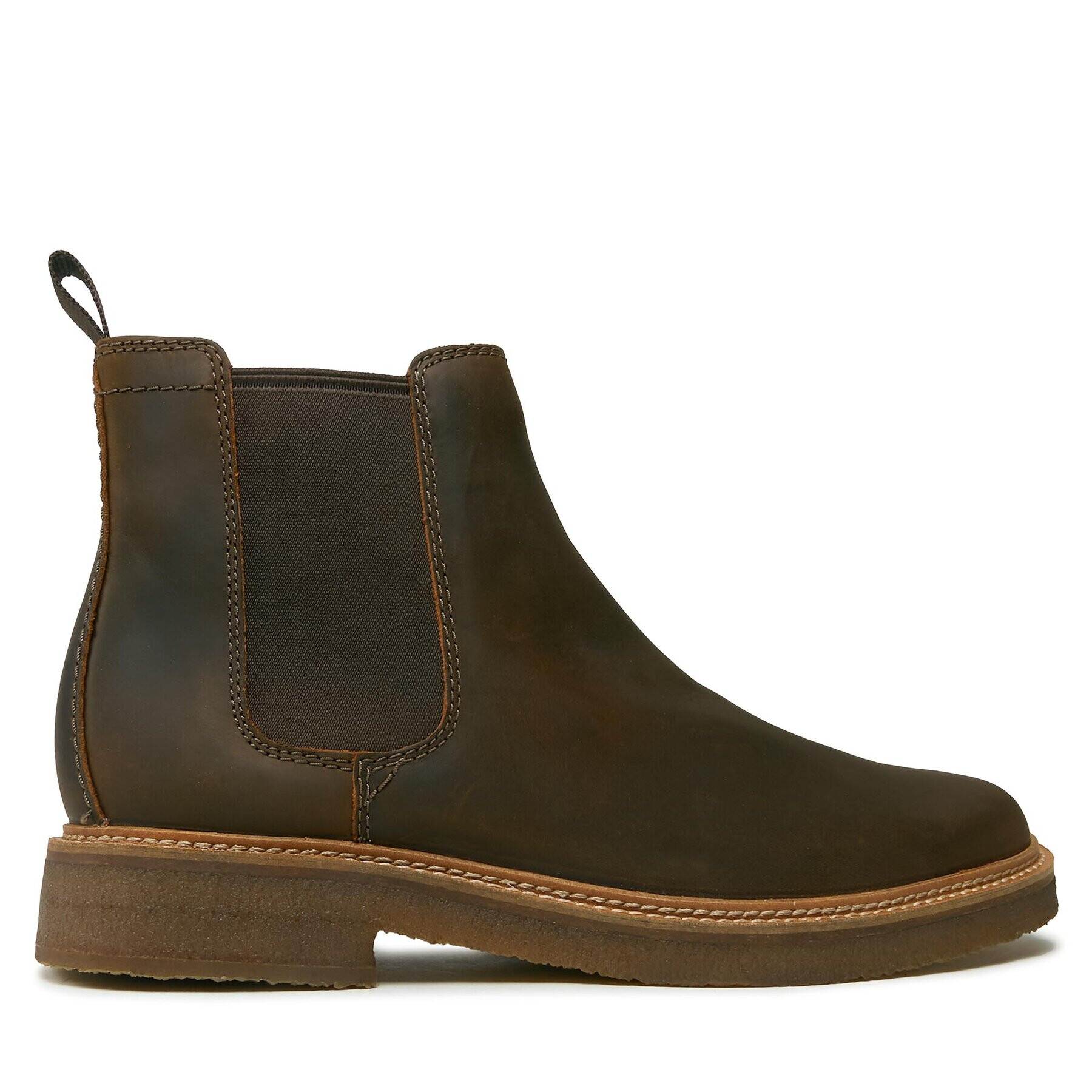 Clarks Боти тип челси Clarkdale Easy 261735327 Кафяв - Pepit.bg