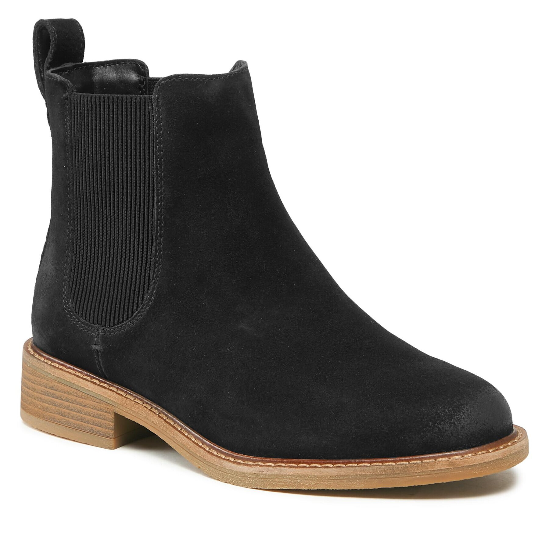 Clarks Боти тип челси Cologne Arlo 2 261747684 Черен - Pepit.bg