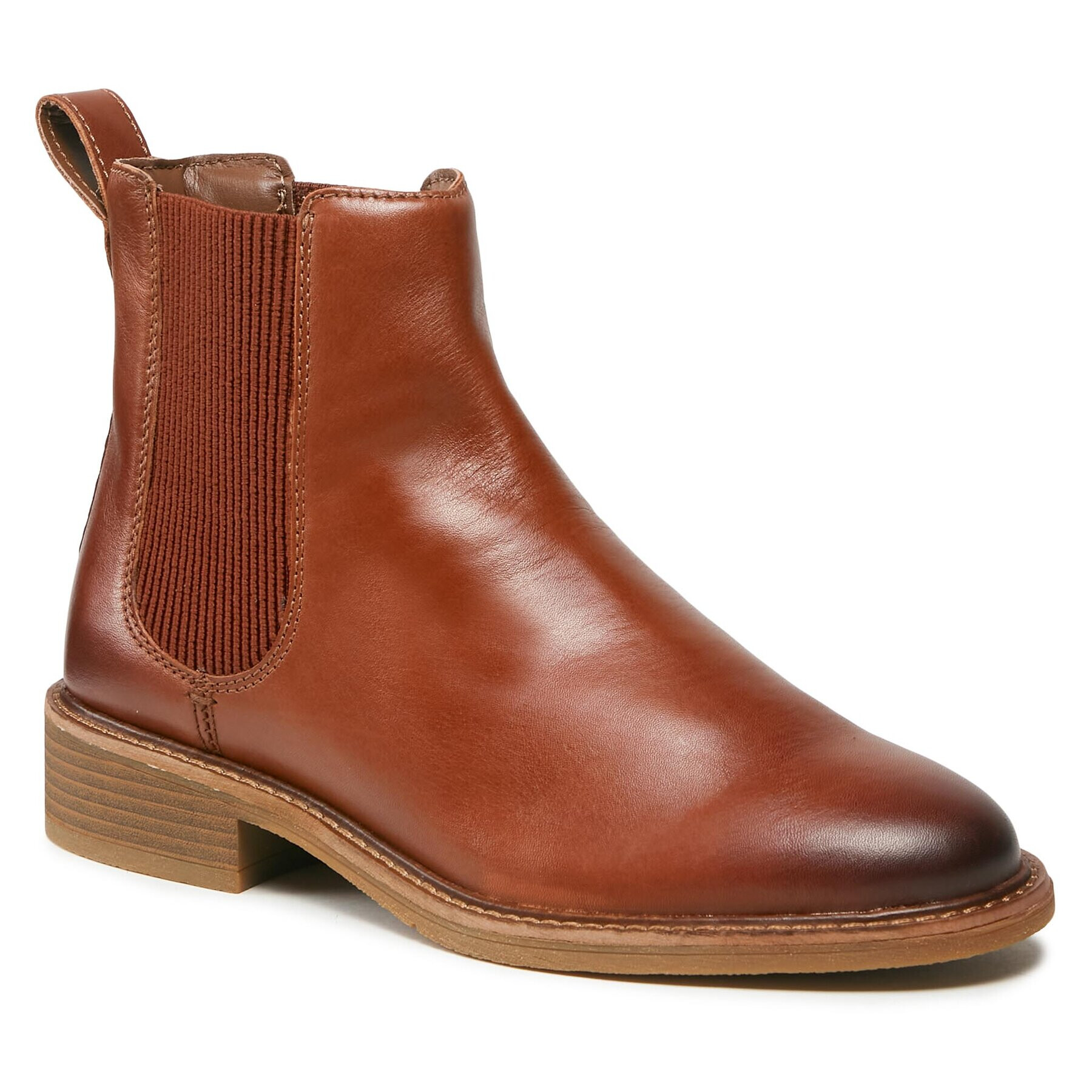 Clarks Боти тип челси Cologne Arlo 2 261747704 Кафяв - Pepit.bg