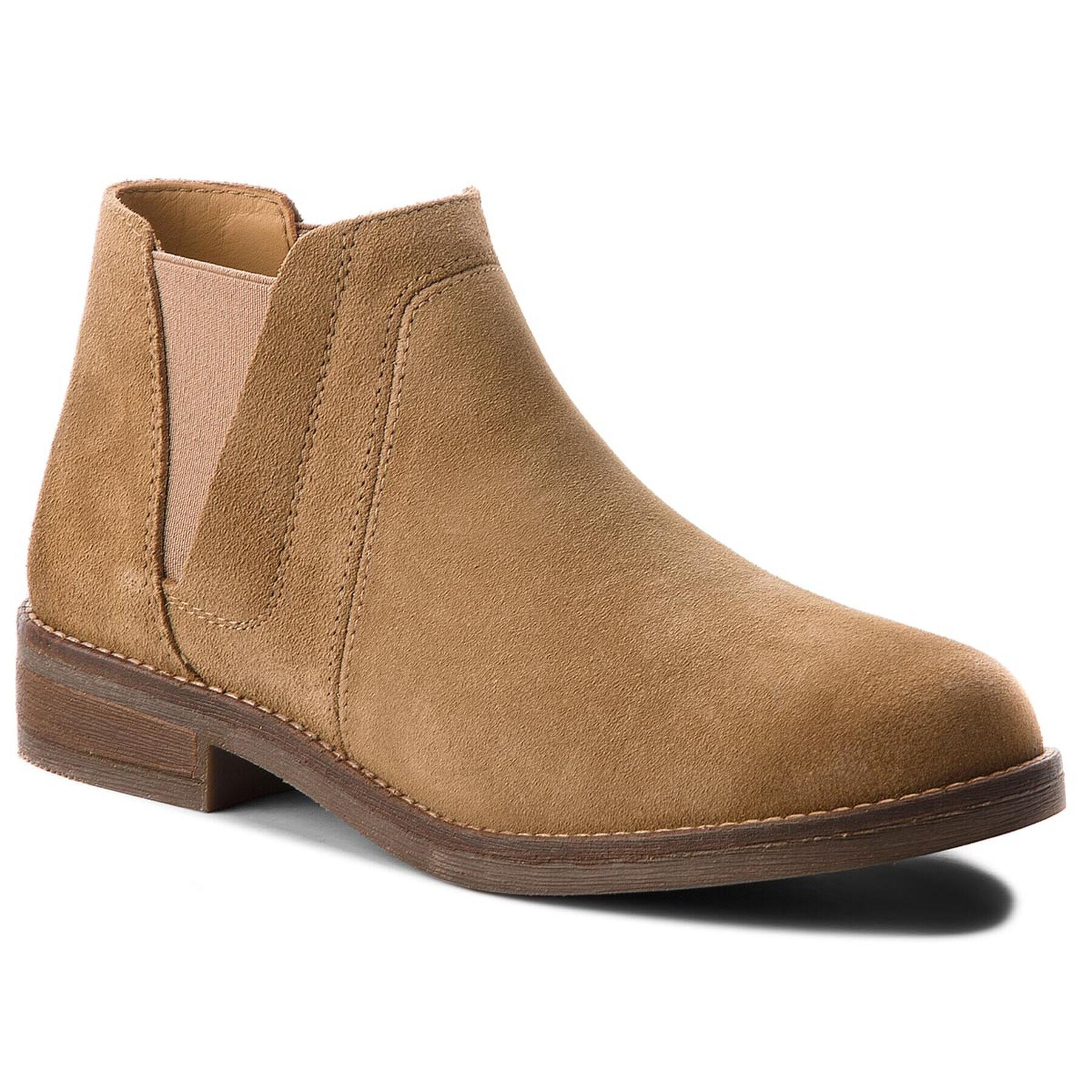 Clarks Боти тип челси Demi Beat 261353604 Кафяв - Pepit.bg