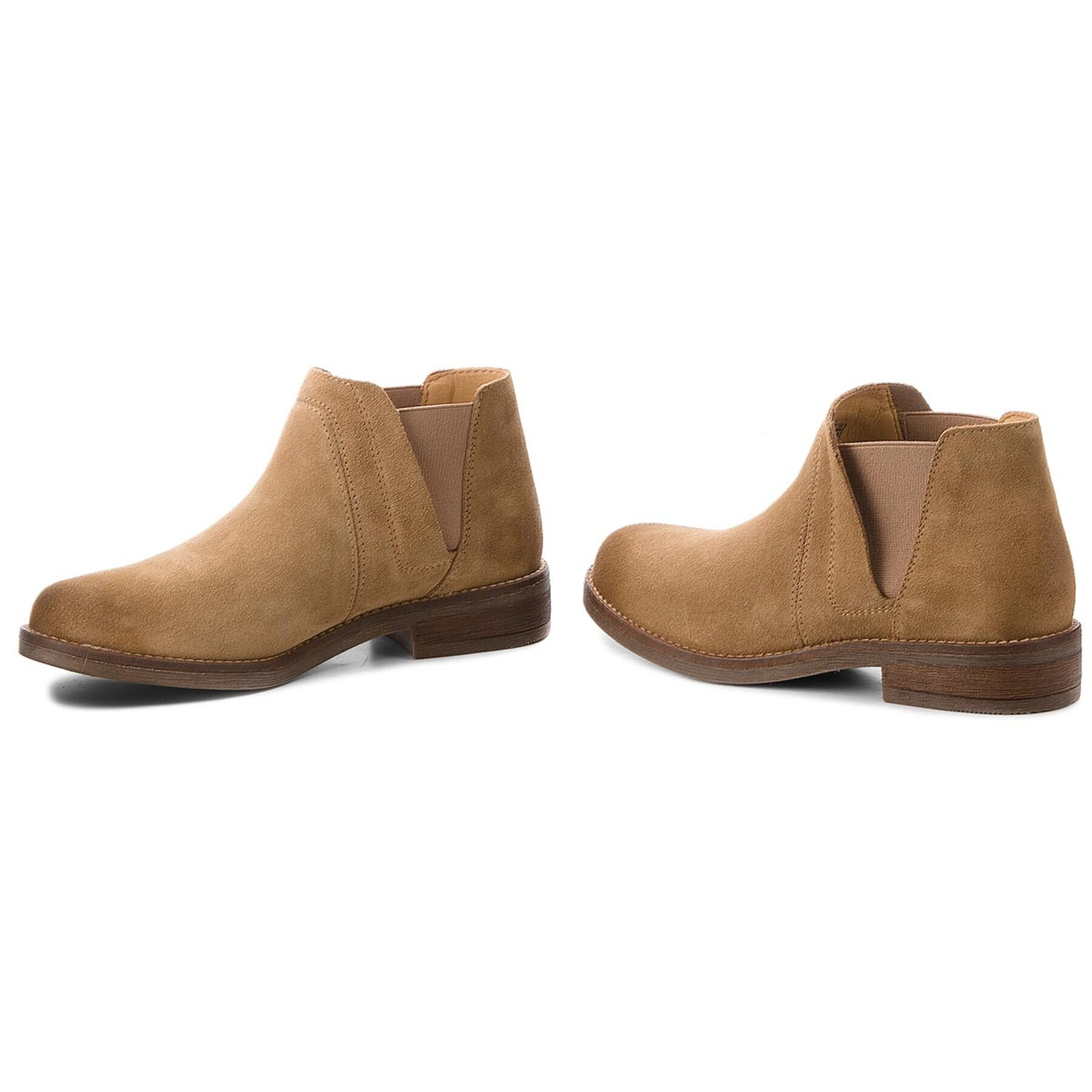 Clarks Боти тип челси Demi Beat 261353604 Кафяв - Pepit.bg