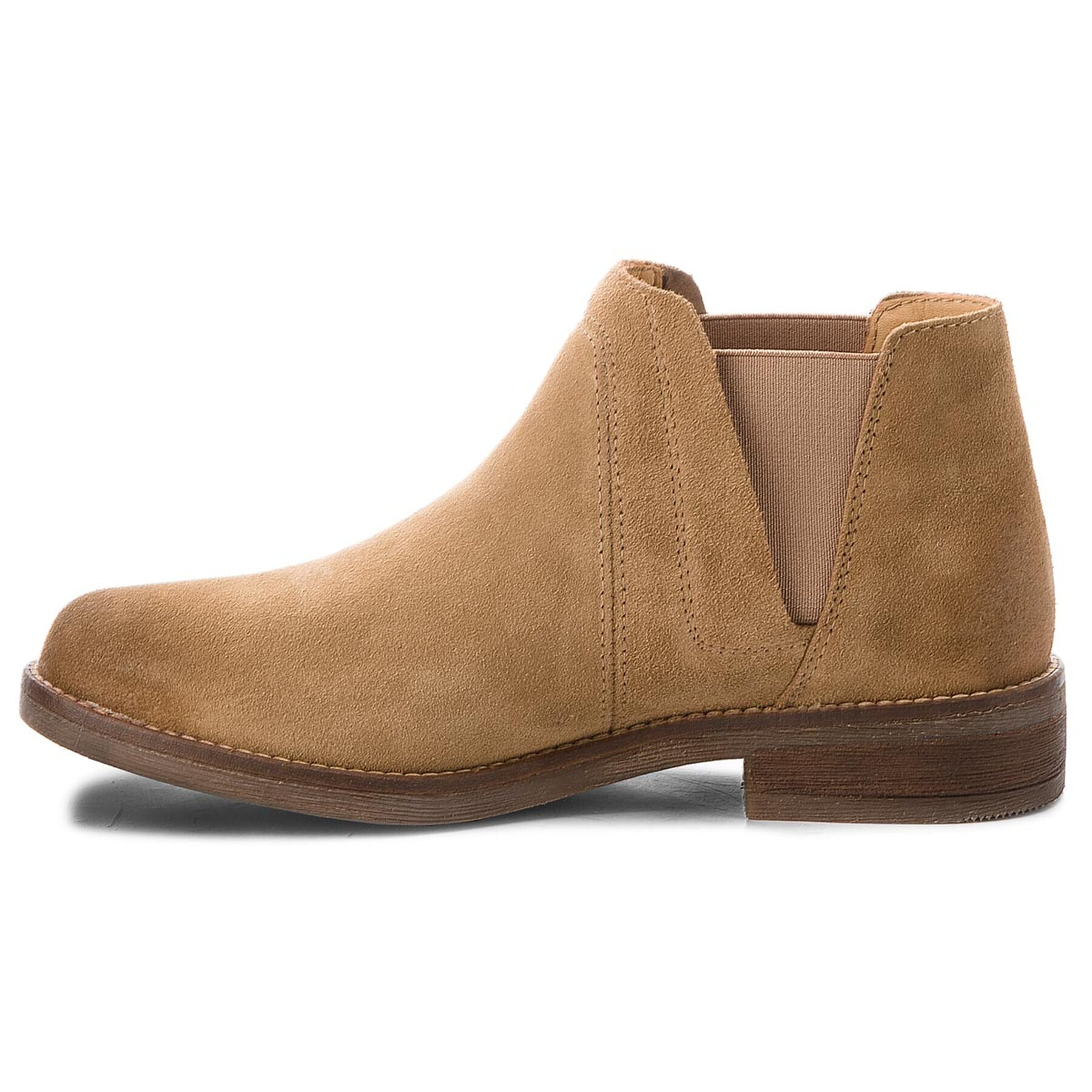 Clarks Боти тип челси Demi Beat 261353604 Кафяв - Pepit.bg