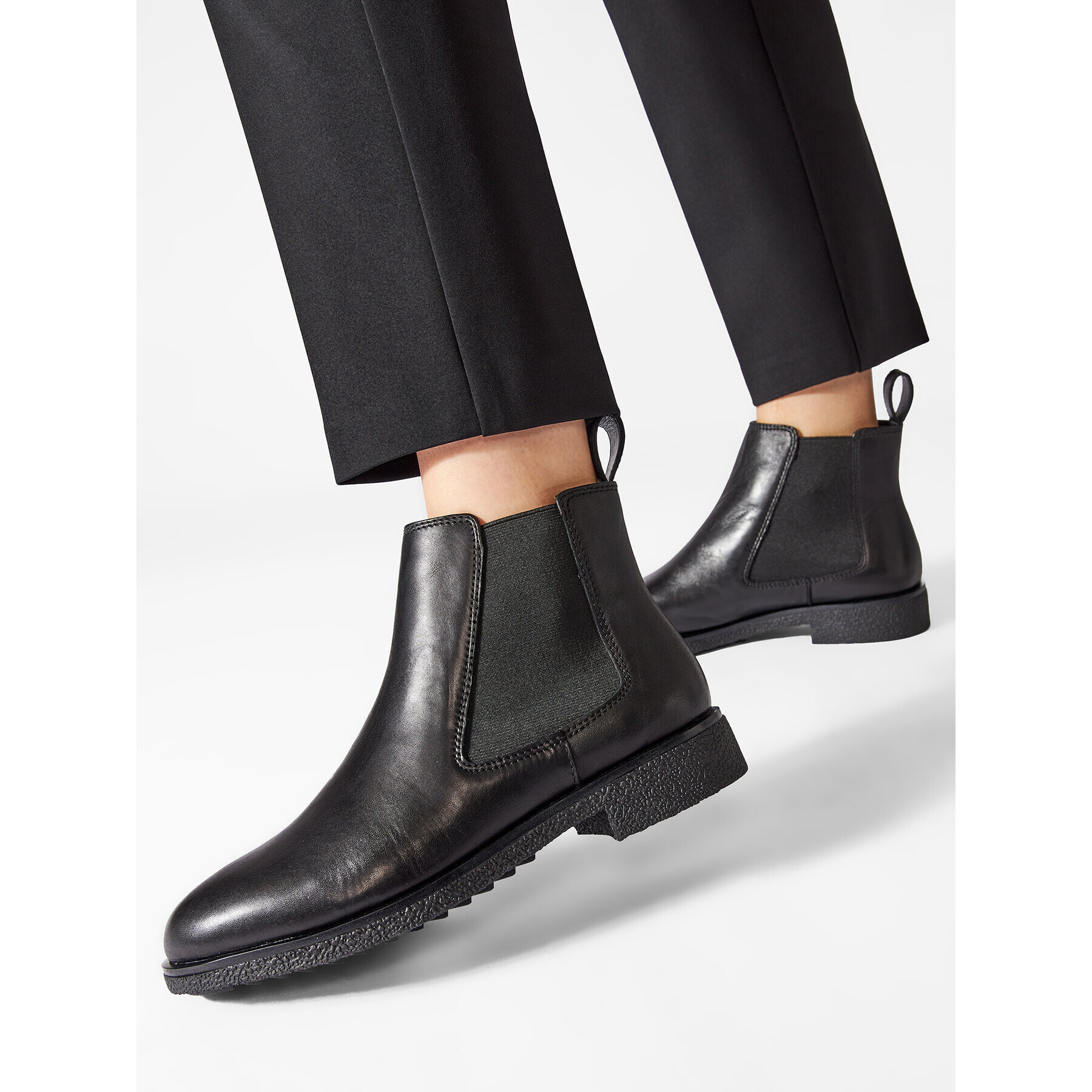 Clarks Боти тип челси Griffin Plaza 261431084 Черен - Pepit.bg