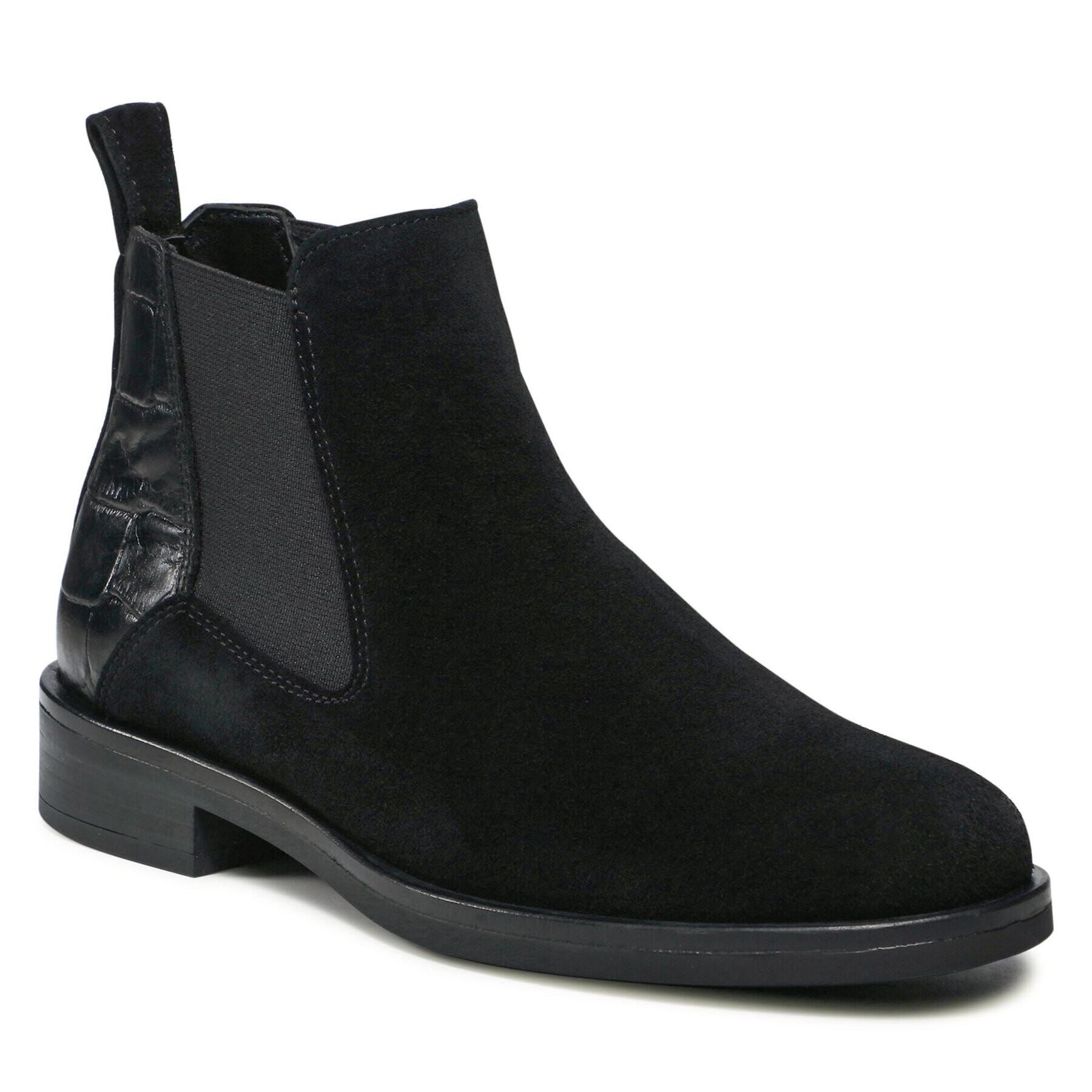 Clarks Боти тип челси Memi Top 261635254 Черен - Pepit.bg