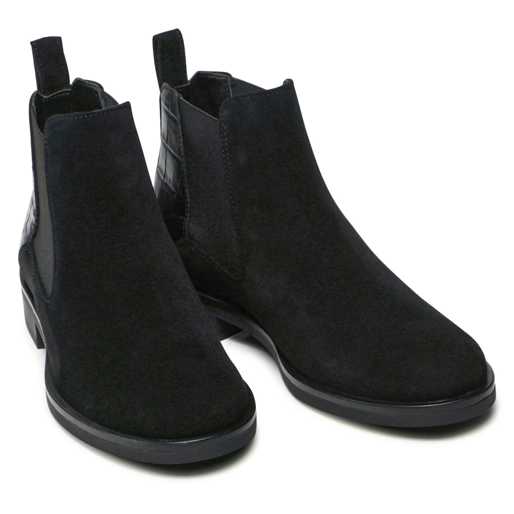 Clarks Боти тип челси Memi Top 261635254 Черен - Pepit.bg