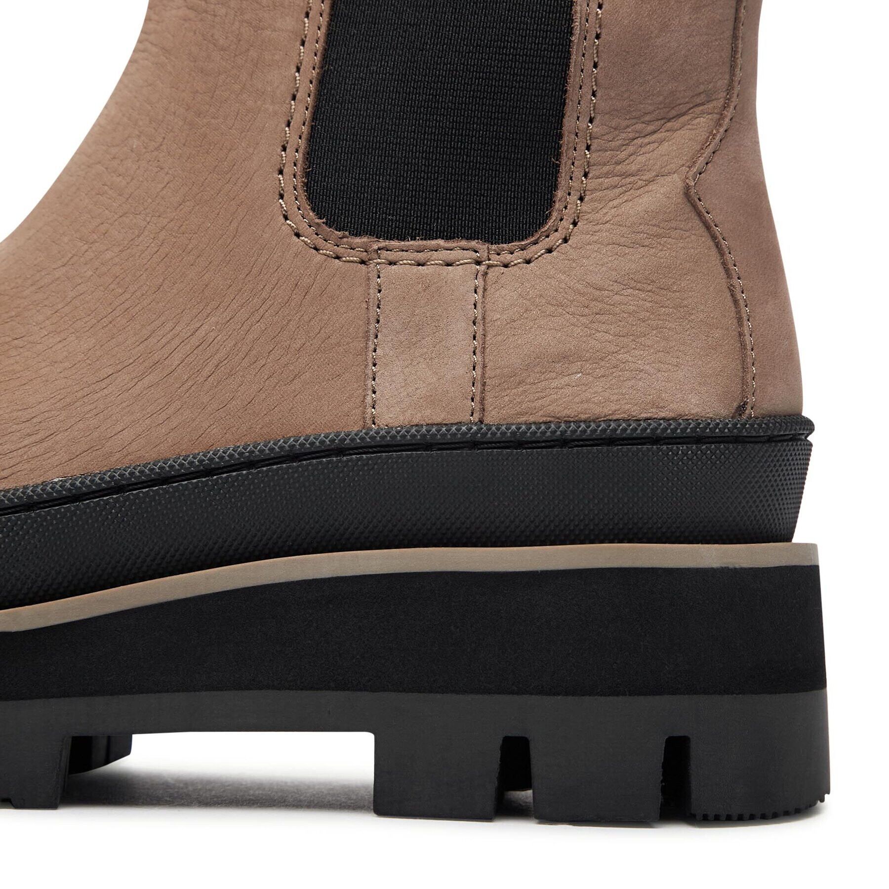 Clarks Боти тип челси Orianna 2 Top 261740654 Бежов - Pepit.bg
