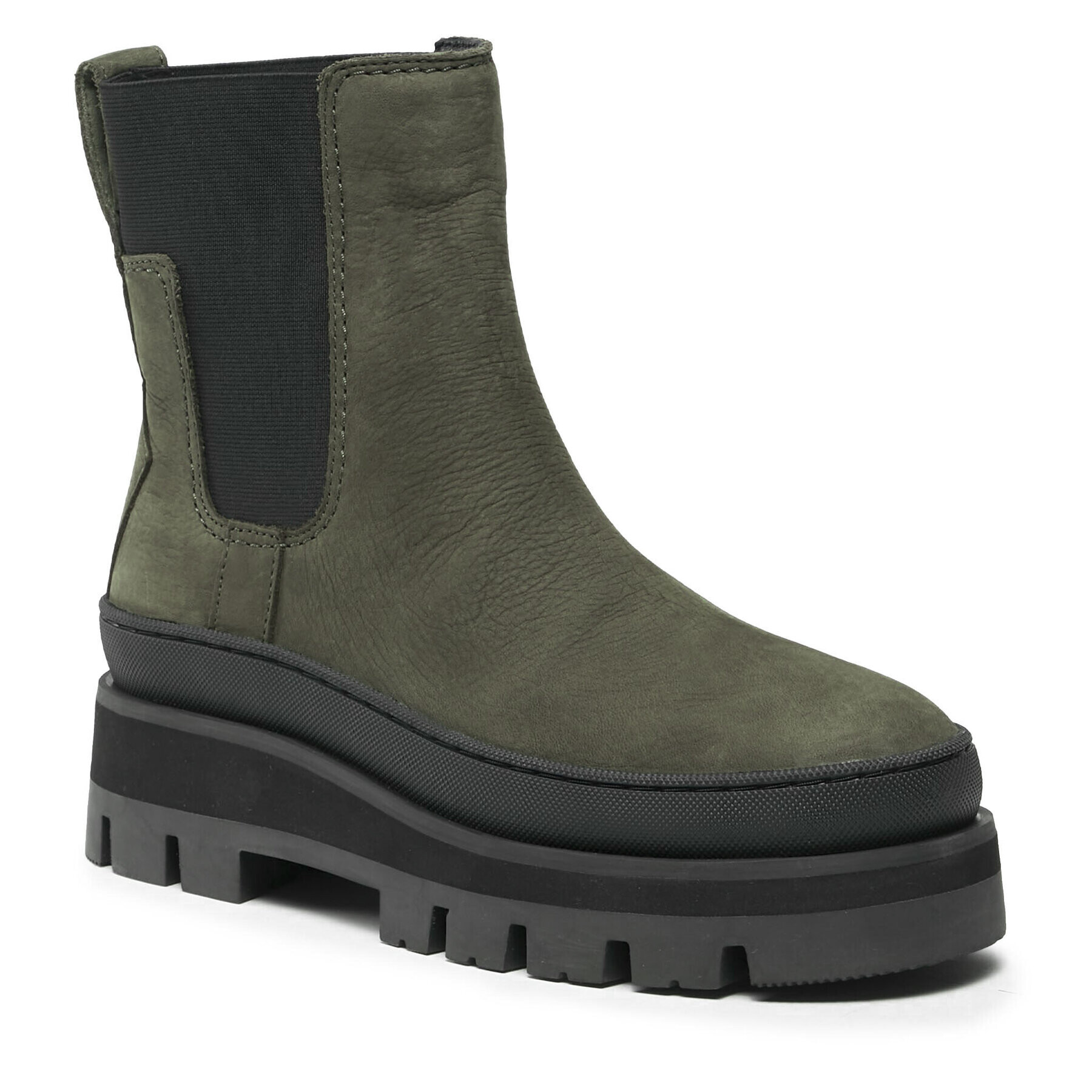 Clarks Боти тип челси Orianna2 Top 261740644 Каки - Pepit.bg