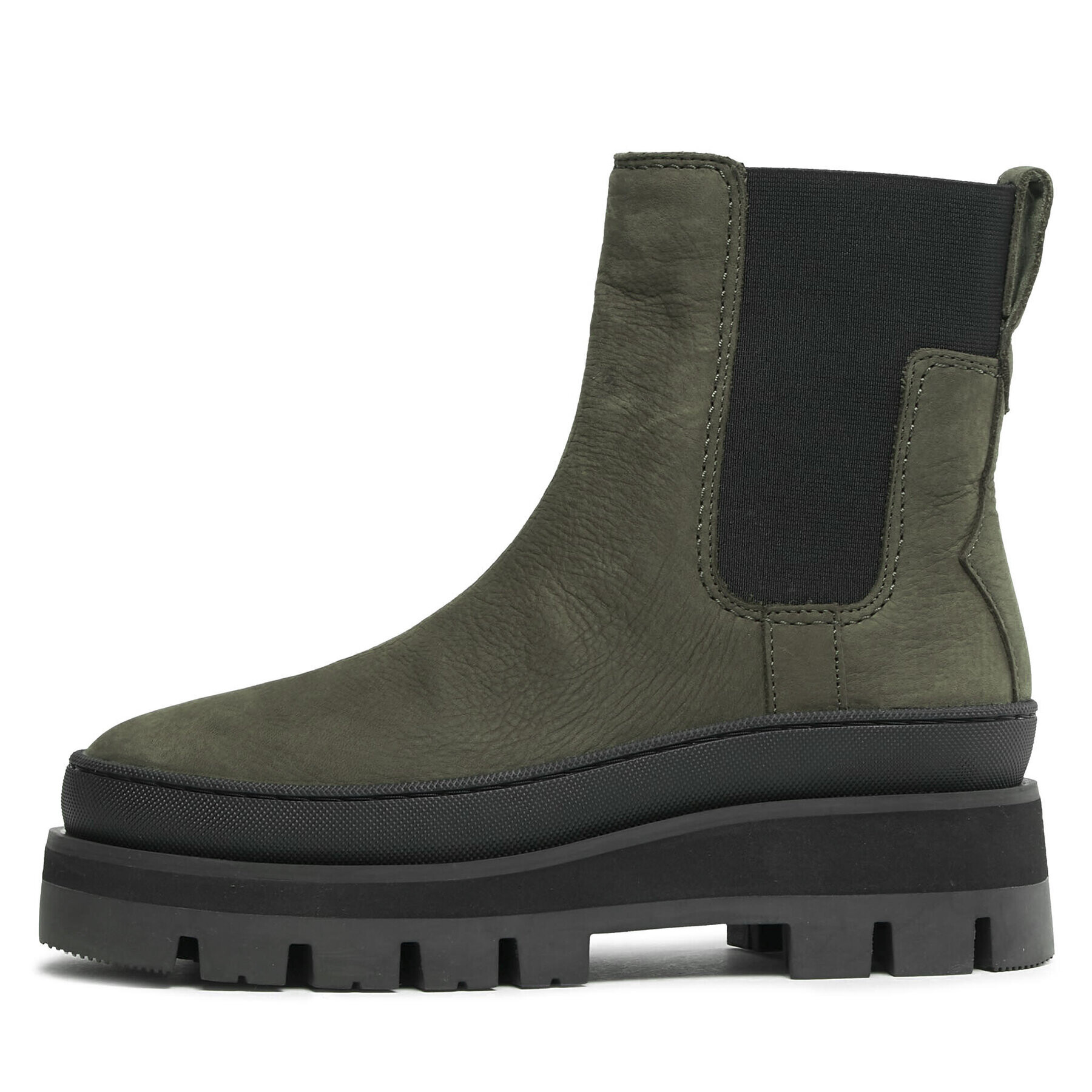 Clarks Боти тип челси Orianna2 Top 261740644 Каки - Pepit.bg