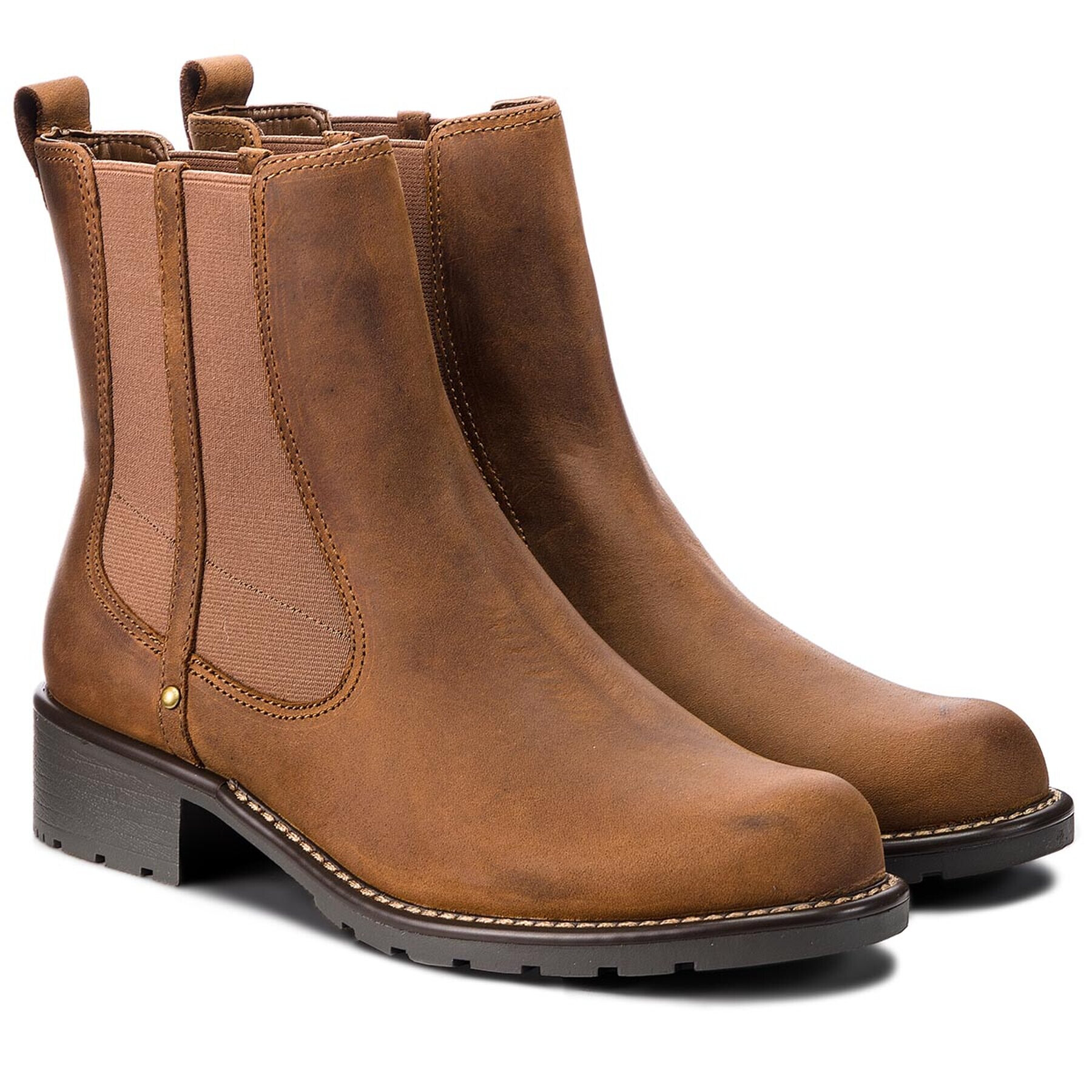 Clarks Боти тип челси Orinoco Club 203409174 Кафяв - Pepit.bg