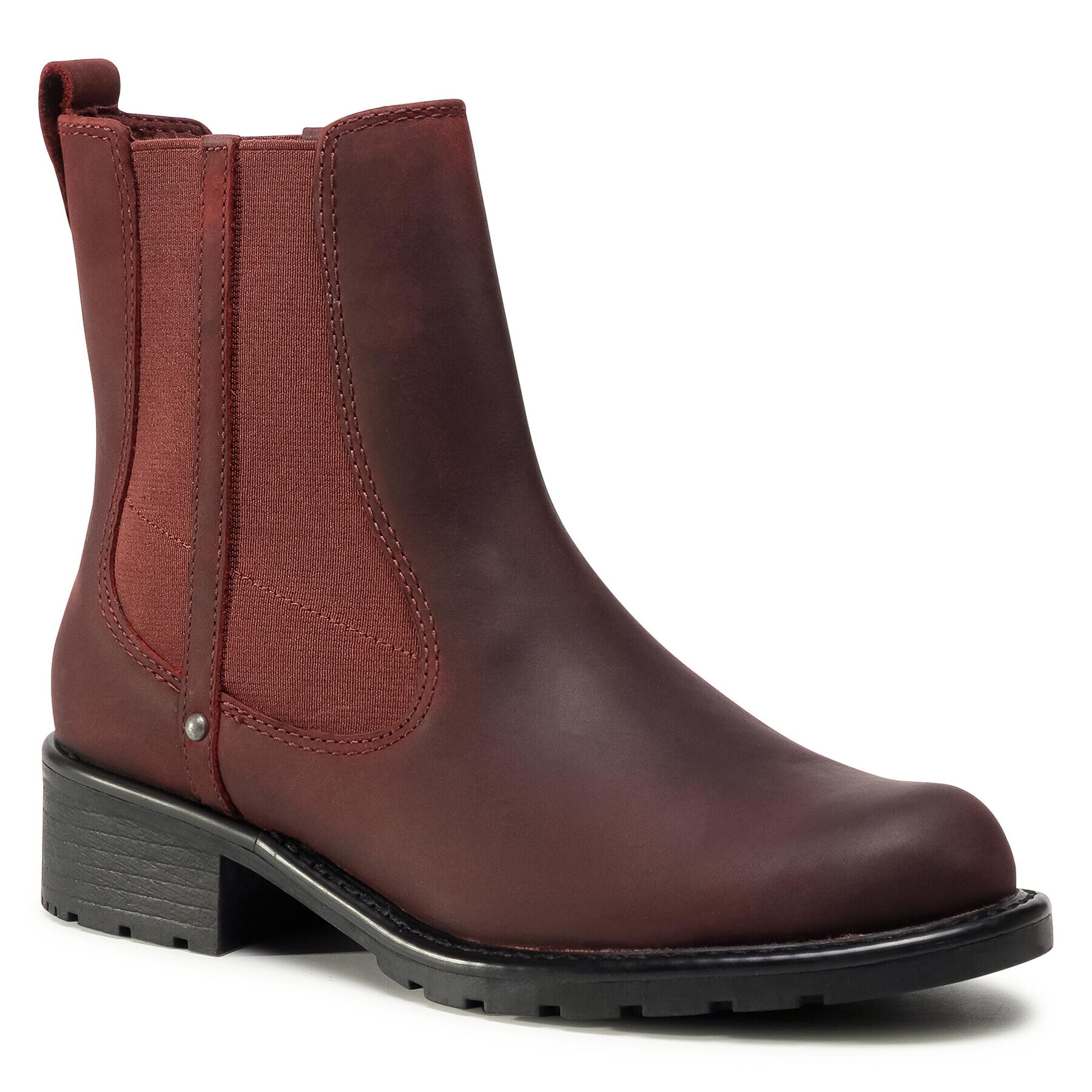 Clarks Боти тип челси Orinoco Club 261513164 Бордо - Pepit.bg