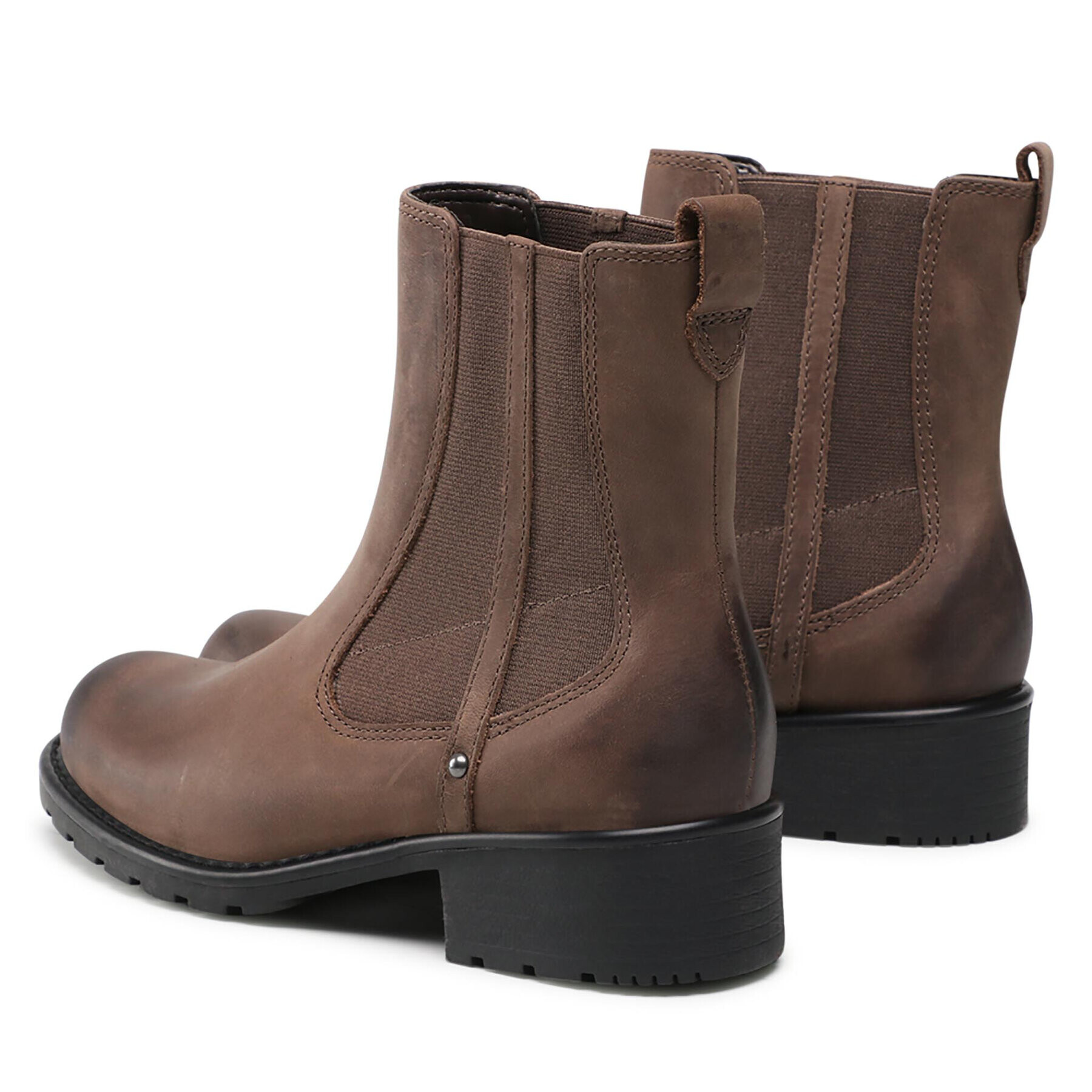 Clarks Боти тип челси Orinoco Club 261631804 Кафяв - Pepit.bg