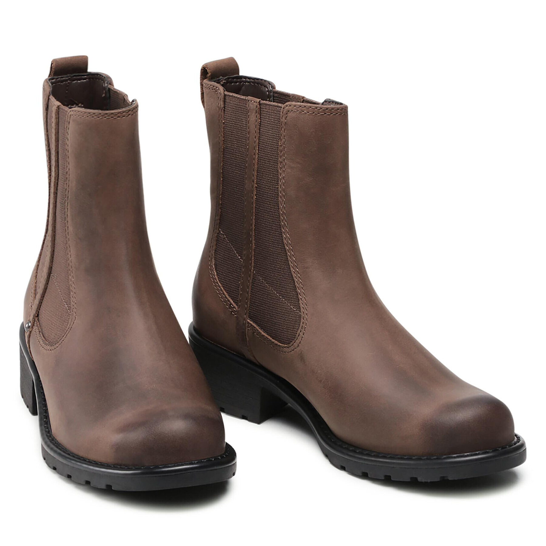 Clarks Боти тип челси Orinoco Club 261631804 Кафяв - Pepit.bg