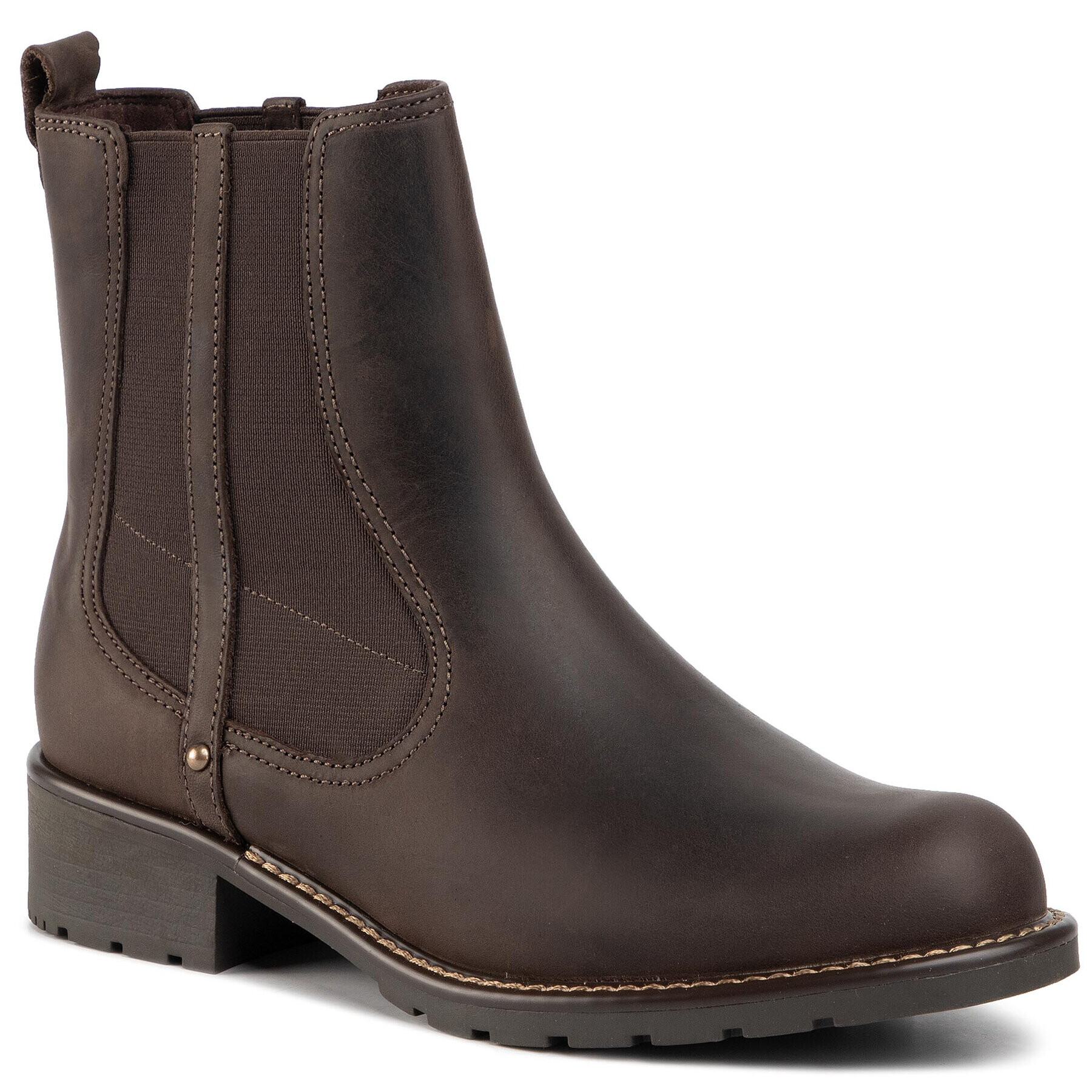 Clarks Боти тип челси Orinoco Hot 261465654 Кафяв - Pepit.bg