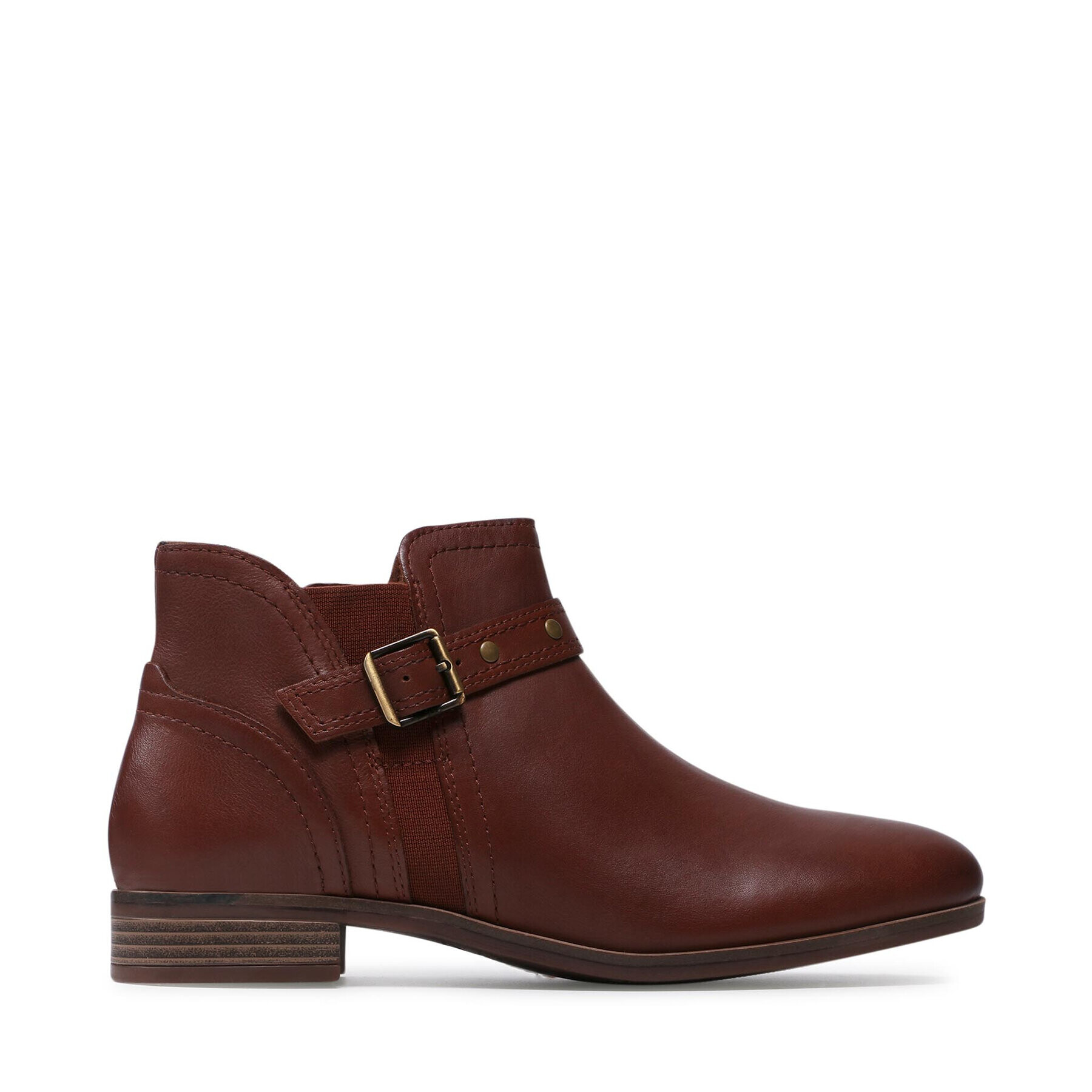 Clarks Боти Trish Strap 261636144 Кафяв - Pepit.bg