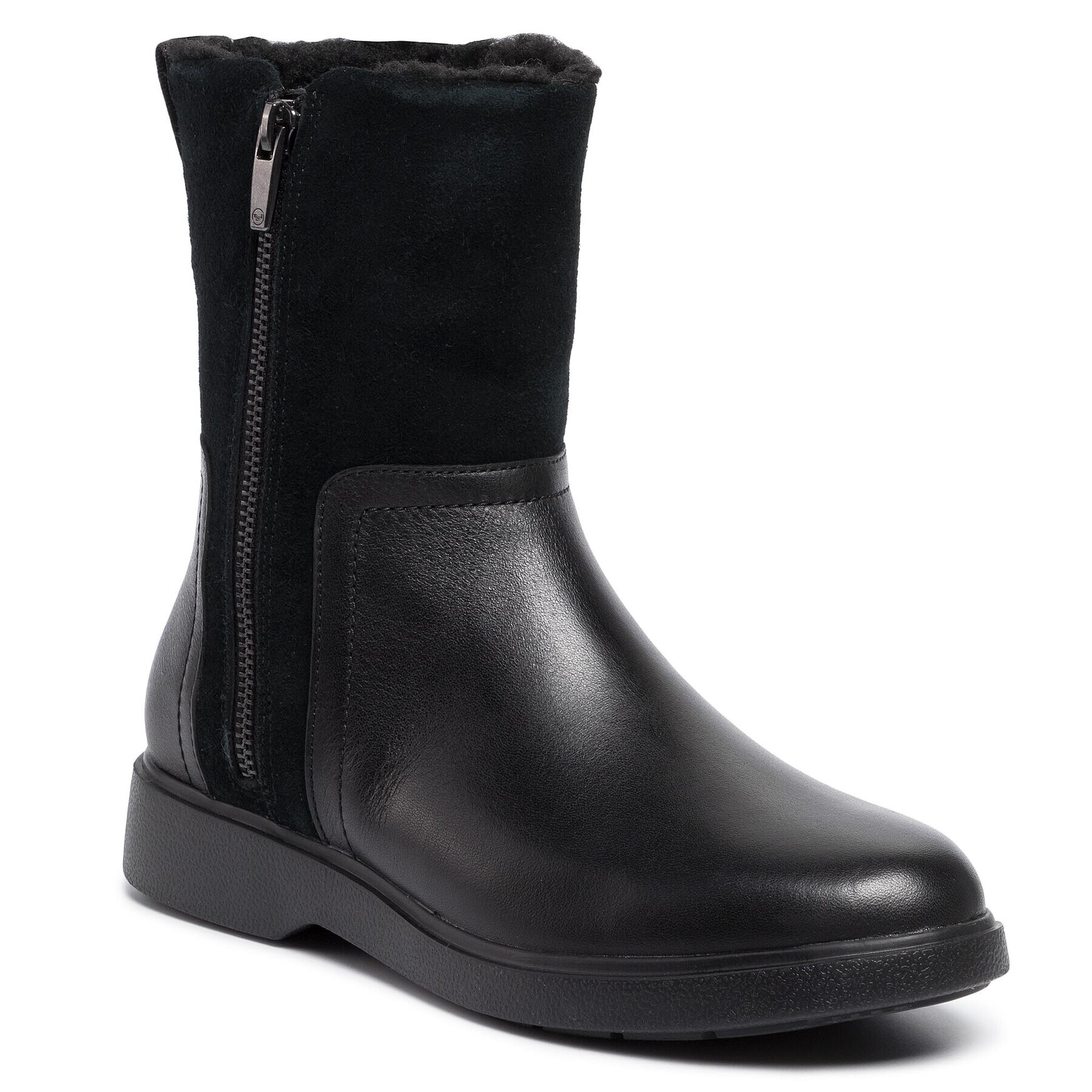 Clarks Боти Un Elda Mid 261454884 Черен - Pepit.bg
