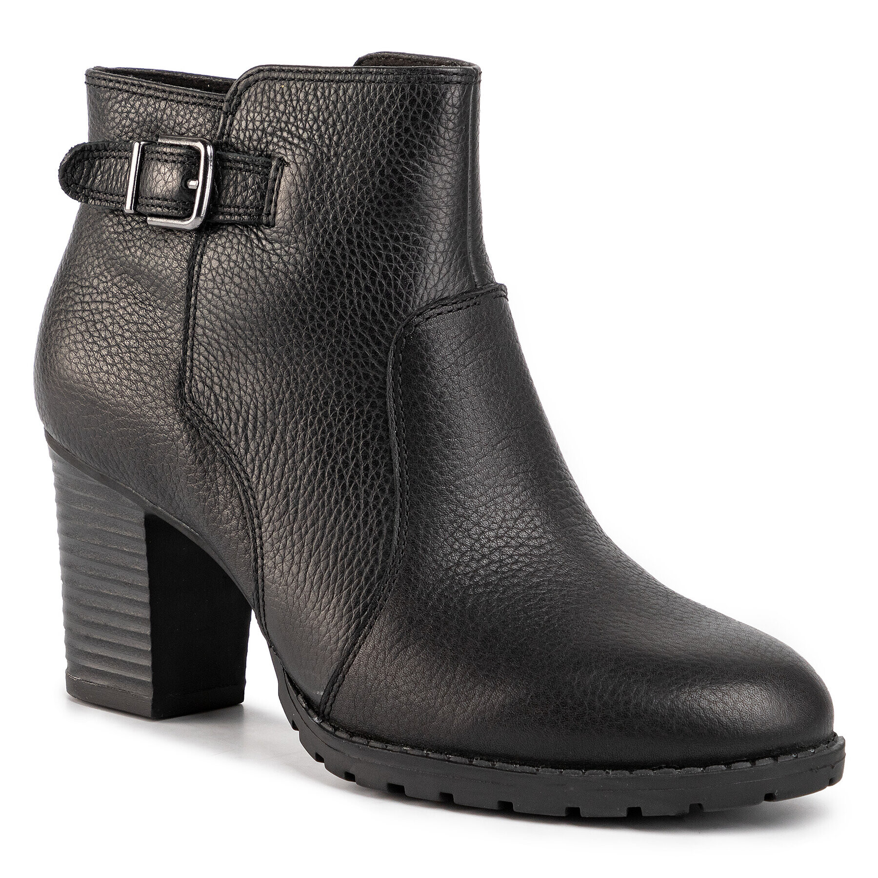 Clarks Боти Verona Gleam 261444634 Черен - Pepit.bg