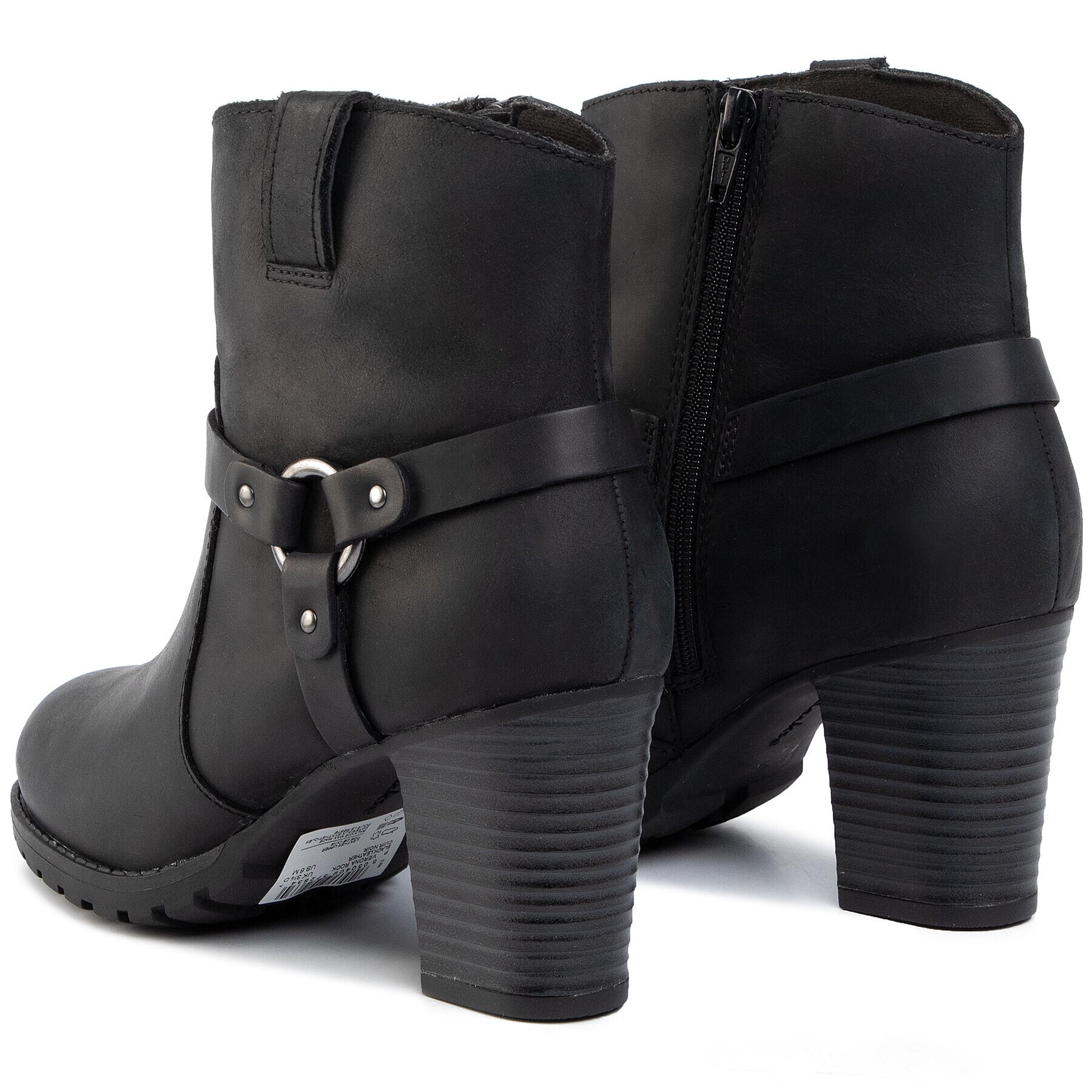 Clarks Боти Verona Rock 261444844 Черен - Pepit.bg