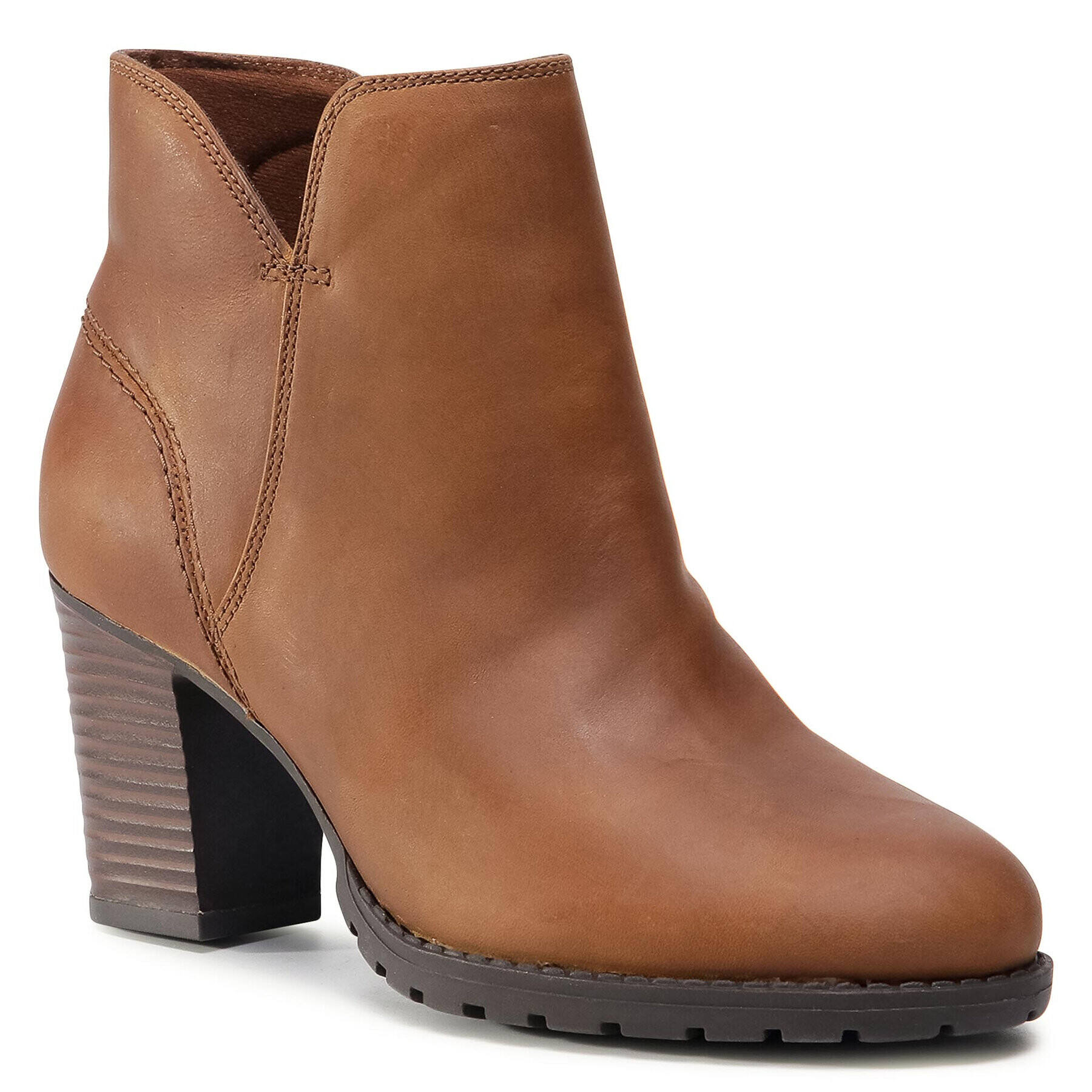 Clarks Боти Verona Trish 261372444 Кафяв - Pepit.bg