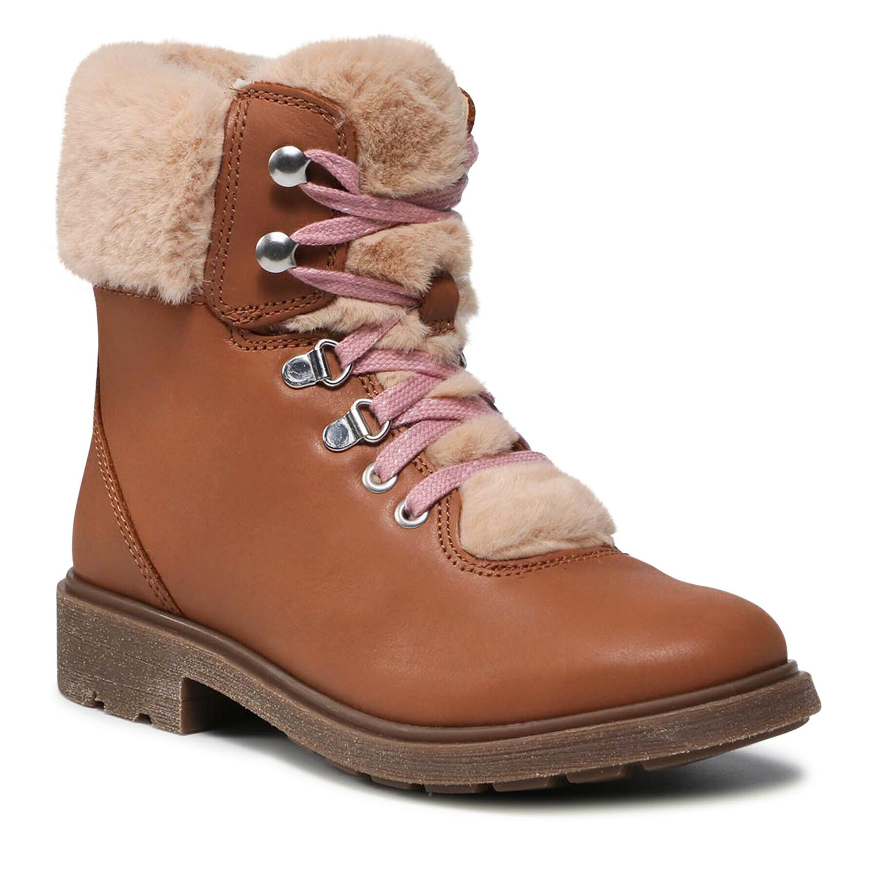 Clarks Ботуши Astrol Hiker K 261616636 Кафяв - Pepit.bg