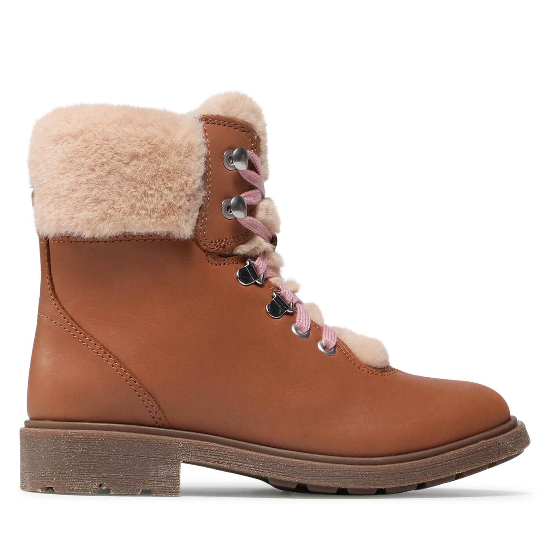 Clarks Ботуши Astrol Hiker K 261616636 Кафяв - Pepit.bg