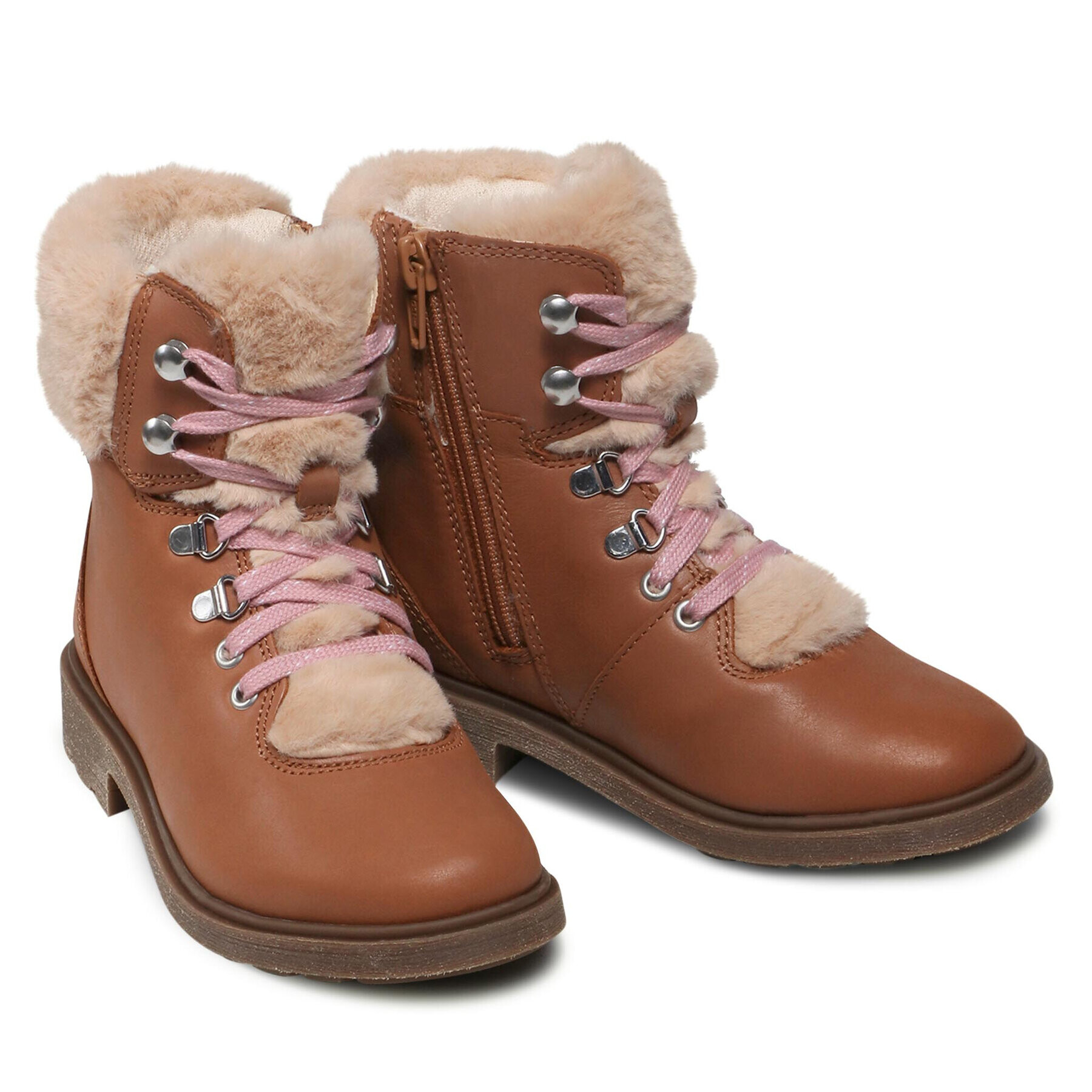 Clarks Ботуши Astrol Hiker K 261616636 Кафяв - Pepit.bg
