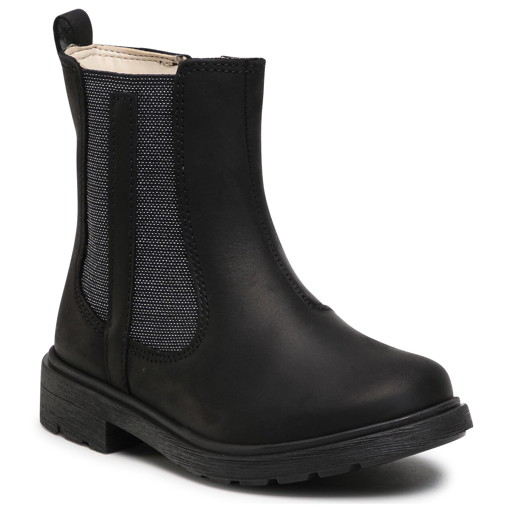 Clarks Ботуши Astrol Orin T 261541066 Черен - Pepit.bg